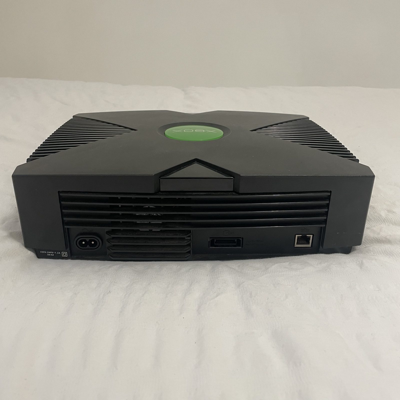 Original Xbox Black Console with 2 Controllers and Cables image 5