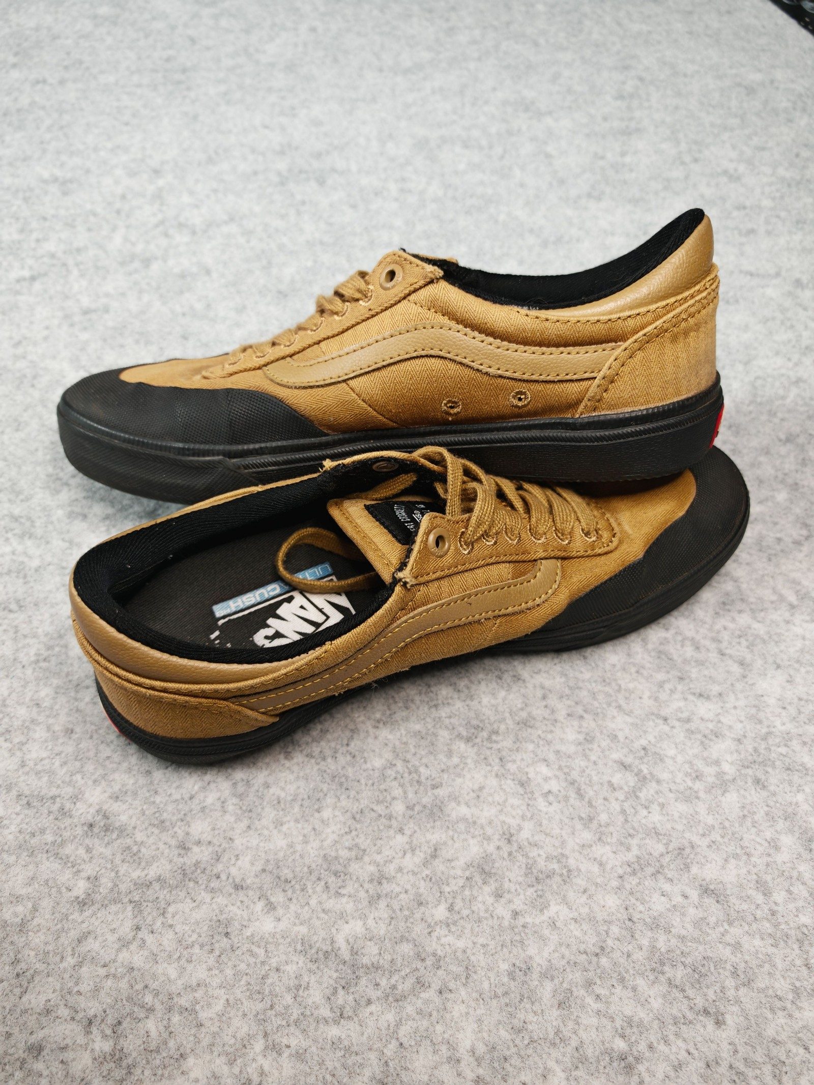 Vans Gilbert Crockett Pro Canvas Skater Shoes Brown Black UK Size 6 image 2