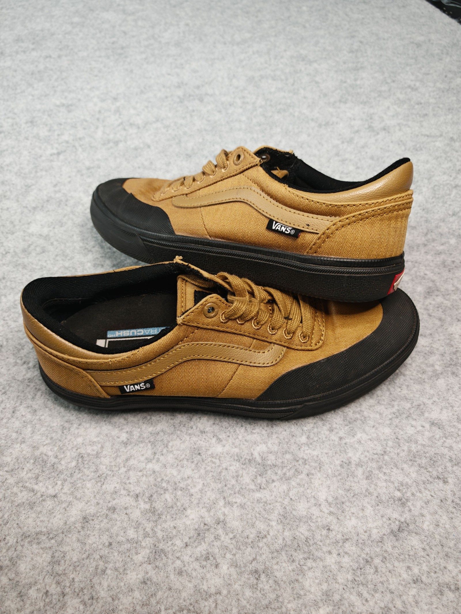 Vans Gilbert Crockett Pro Canvas Skater Shoes Brown Black UK Size 6 image 3