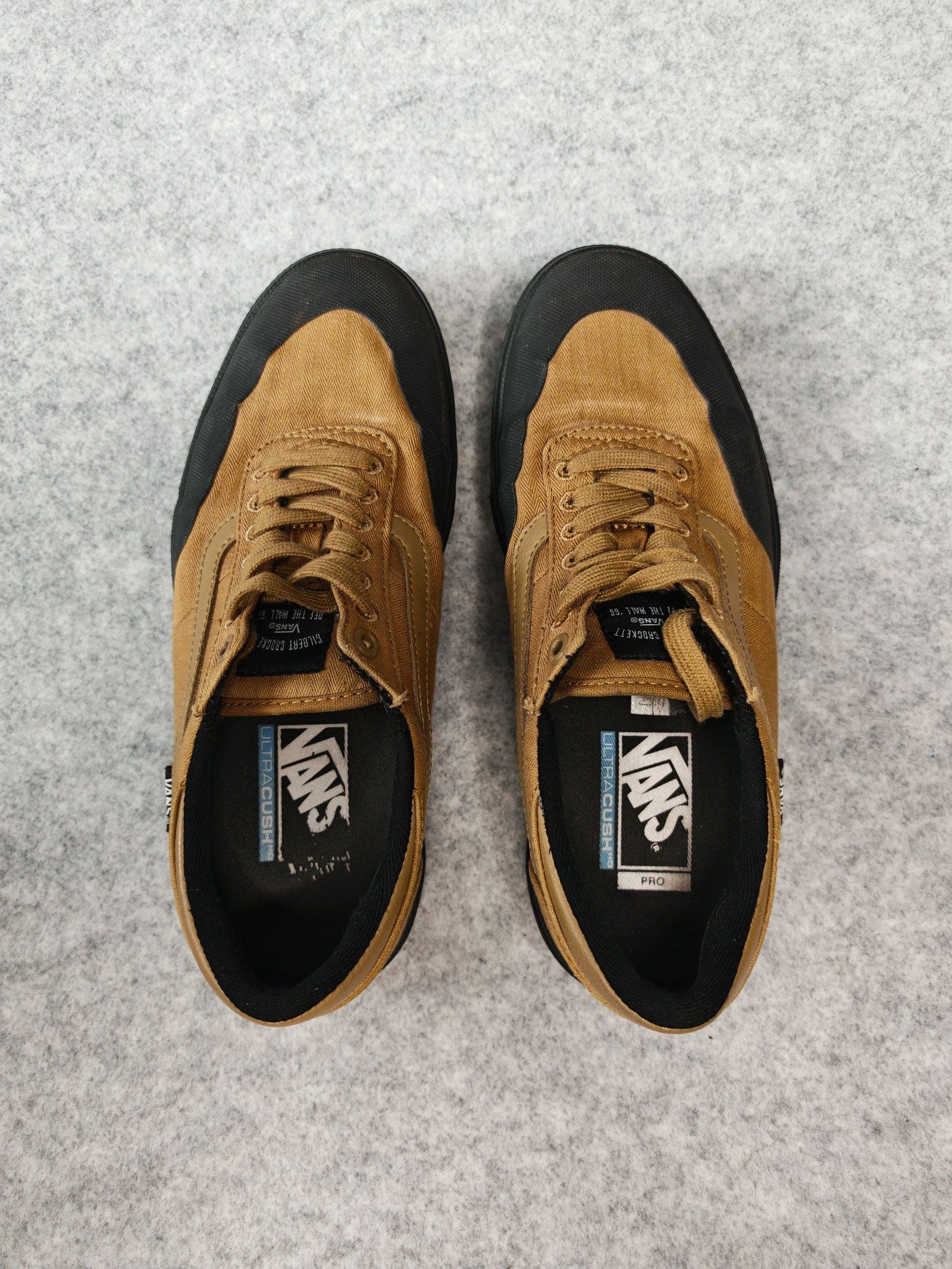 Vans Gilbert Crockett Pro Canvas Skater Shoes Brown Black UK Size 6 image 6