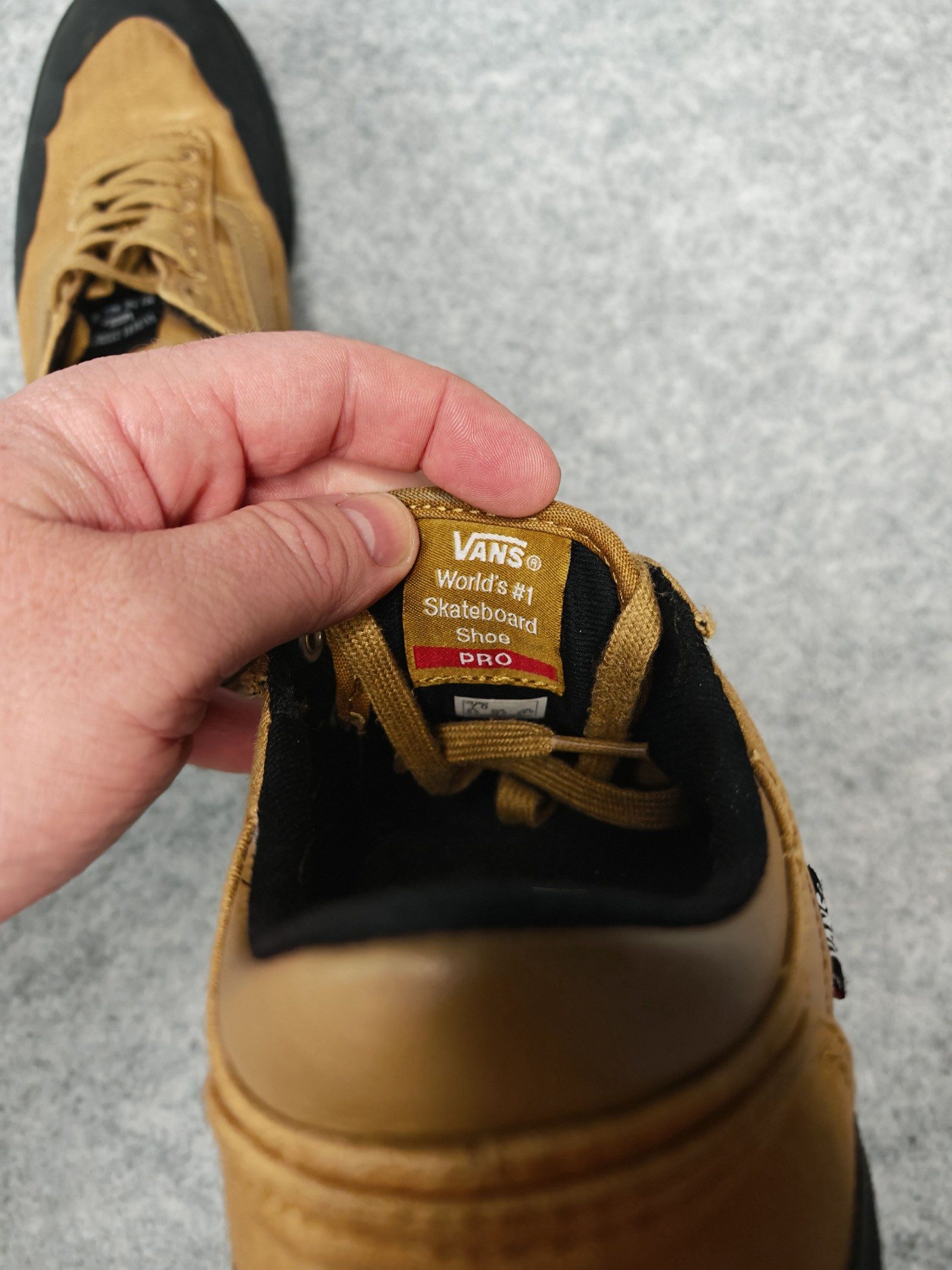 Vans Gilbert Crockett Pro Canvas Skater Shoes Brown Black UK Size 6 image 7