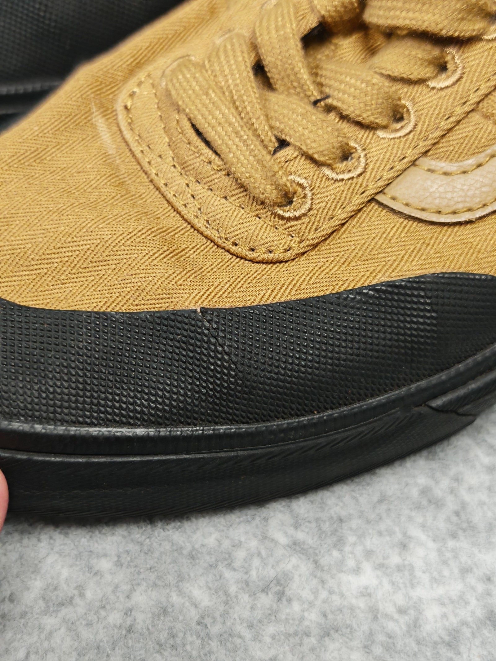 Vans Gilbert Crockett Pro Canvas Skater Shoes Brown Black UK Size 6 image 9