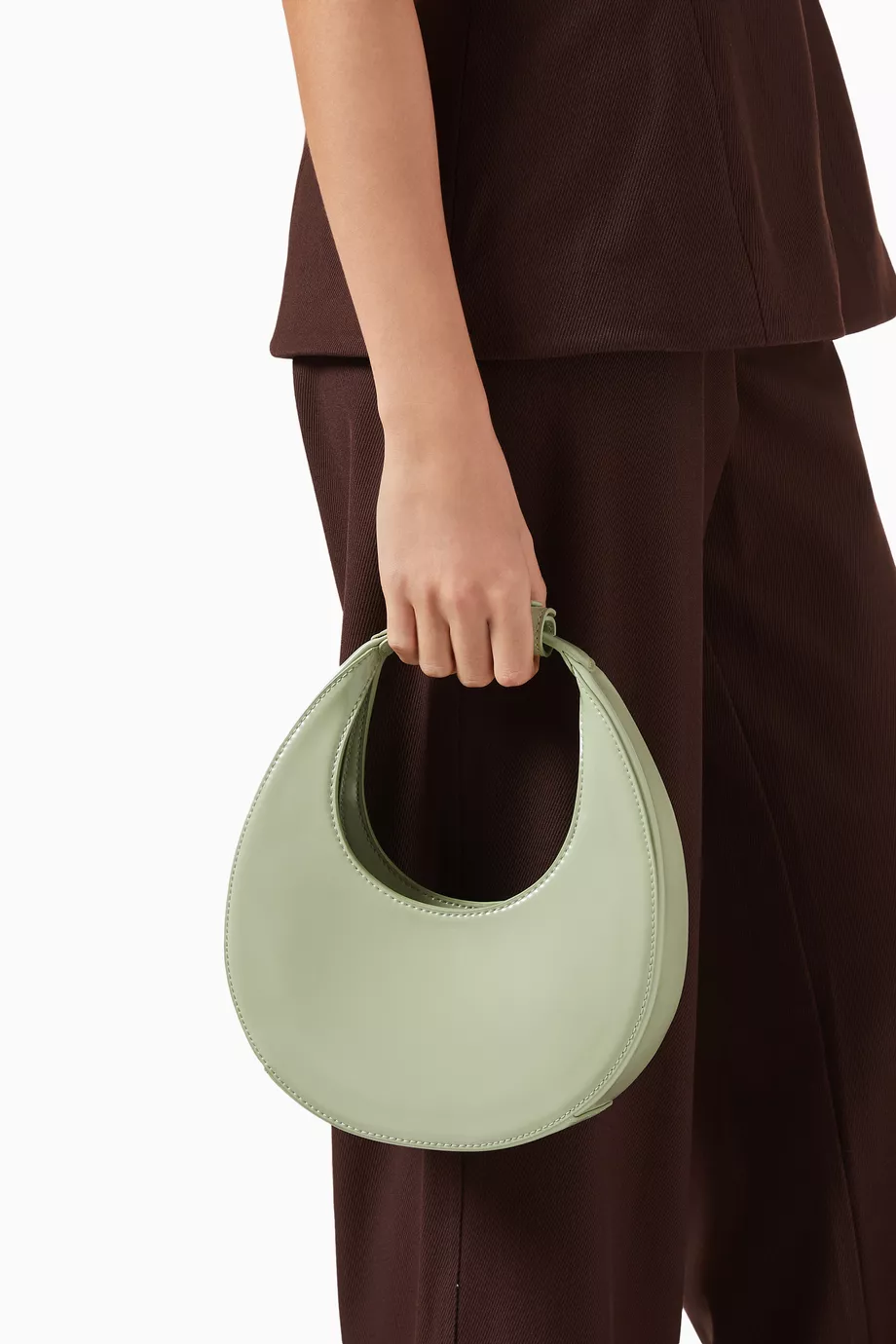 New Staud Green Moon Bag image 3
