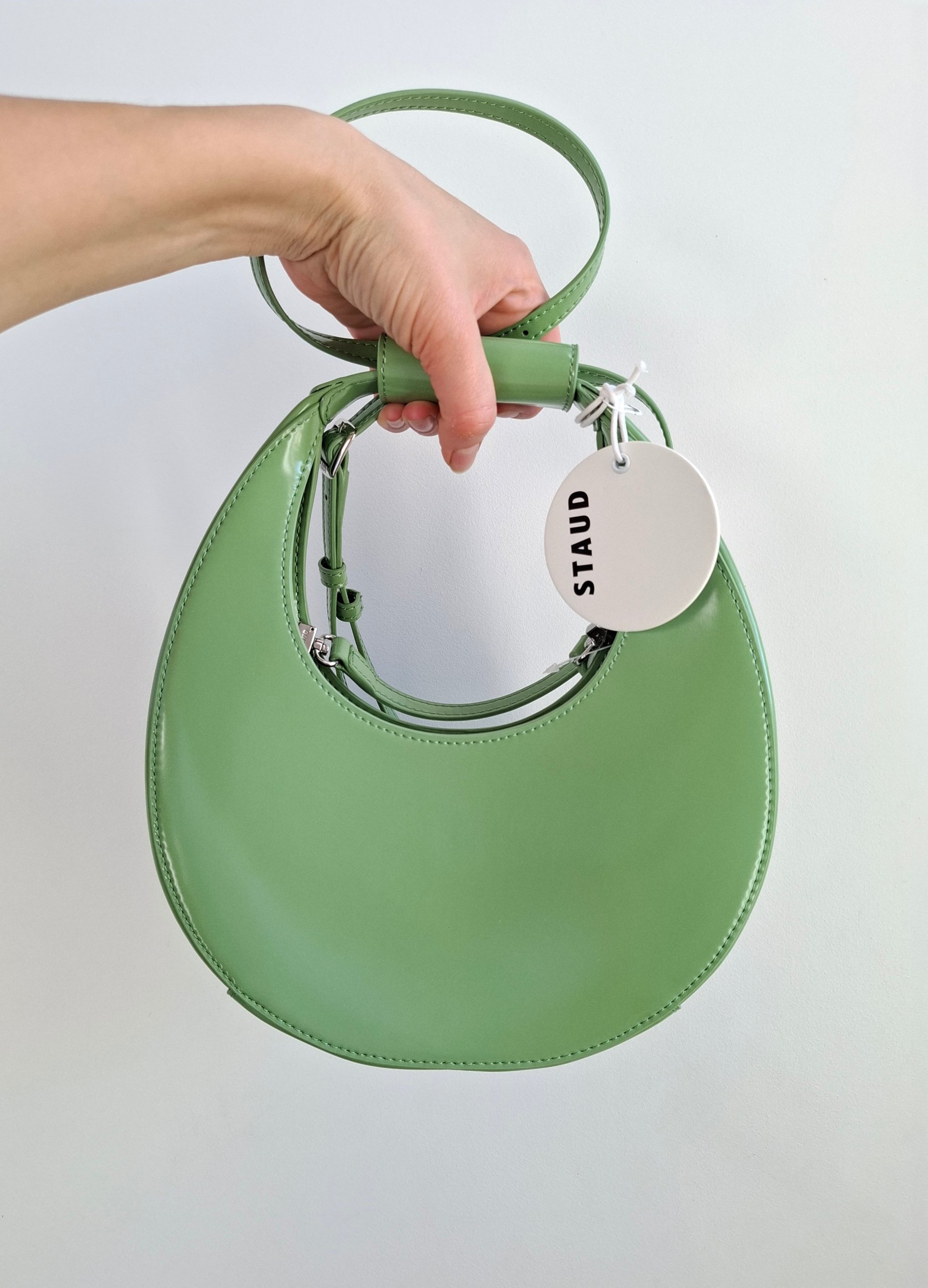 New Staud Green Moon Bag image 5