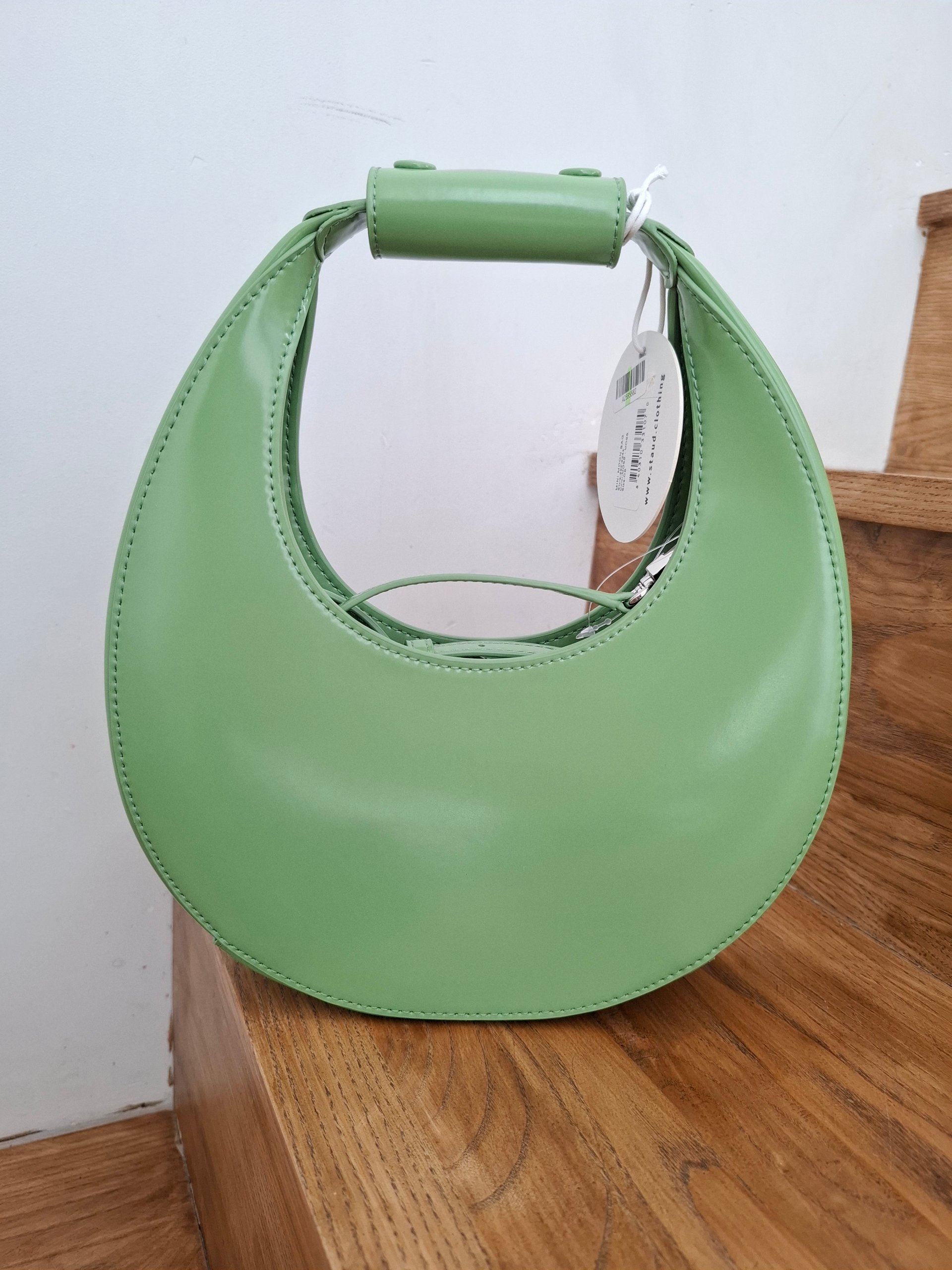 New Staud Green Moon Bag image 6
