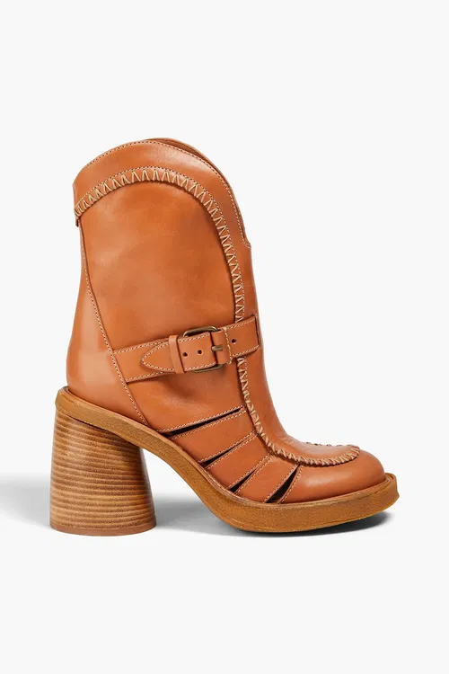 Zimmermann Women's Tan Leather Heeled Boots EU 38