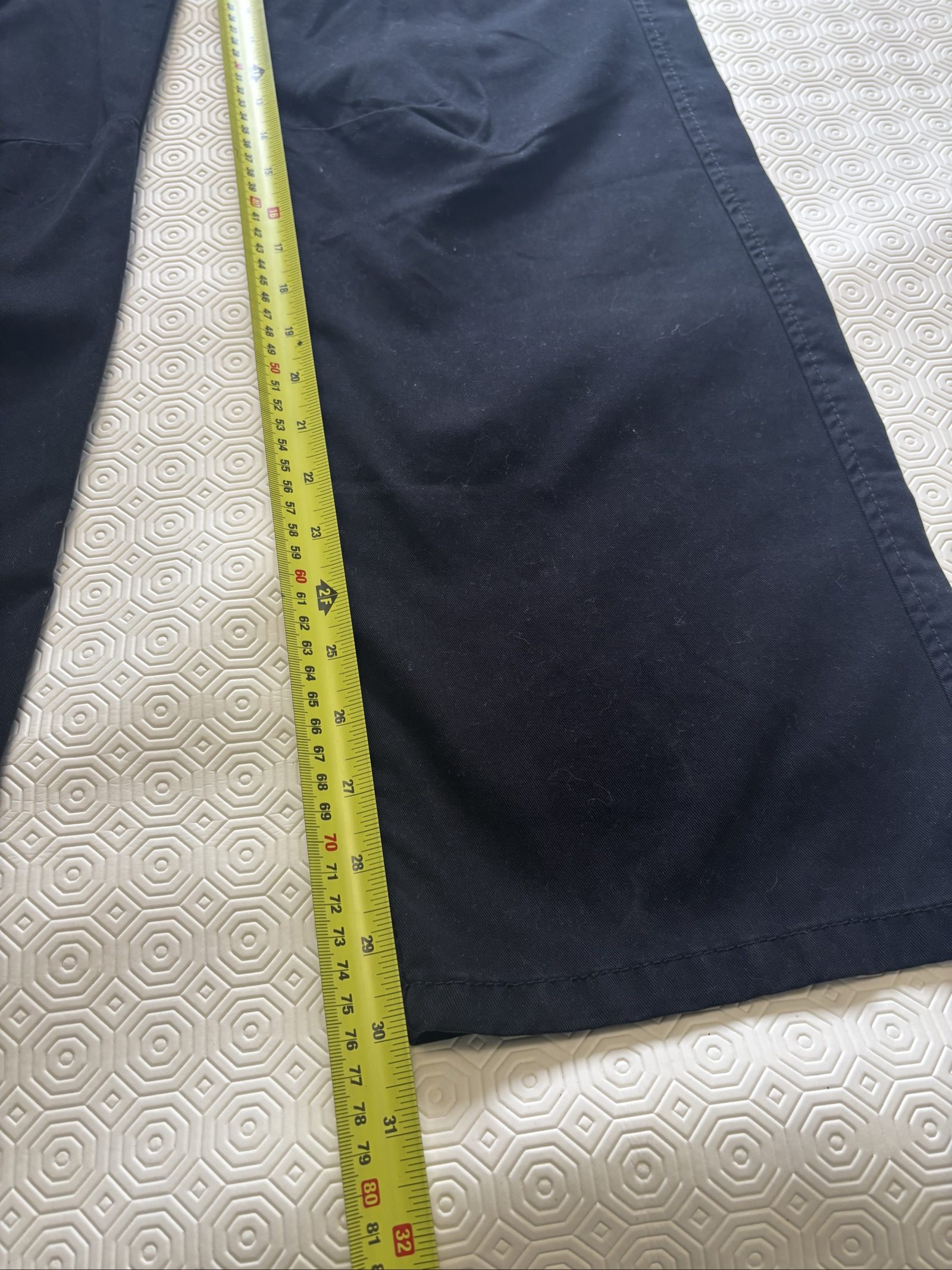 Bershka Black Cargo Trousers UK 8 Medium Rise image 6