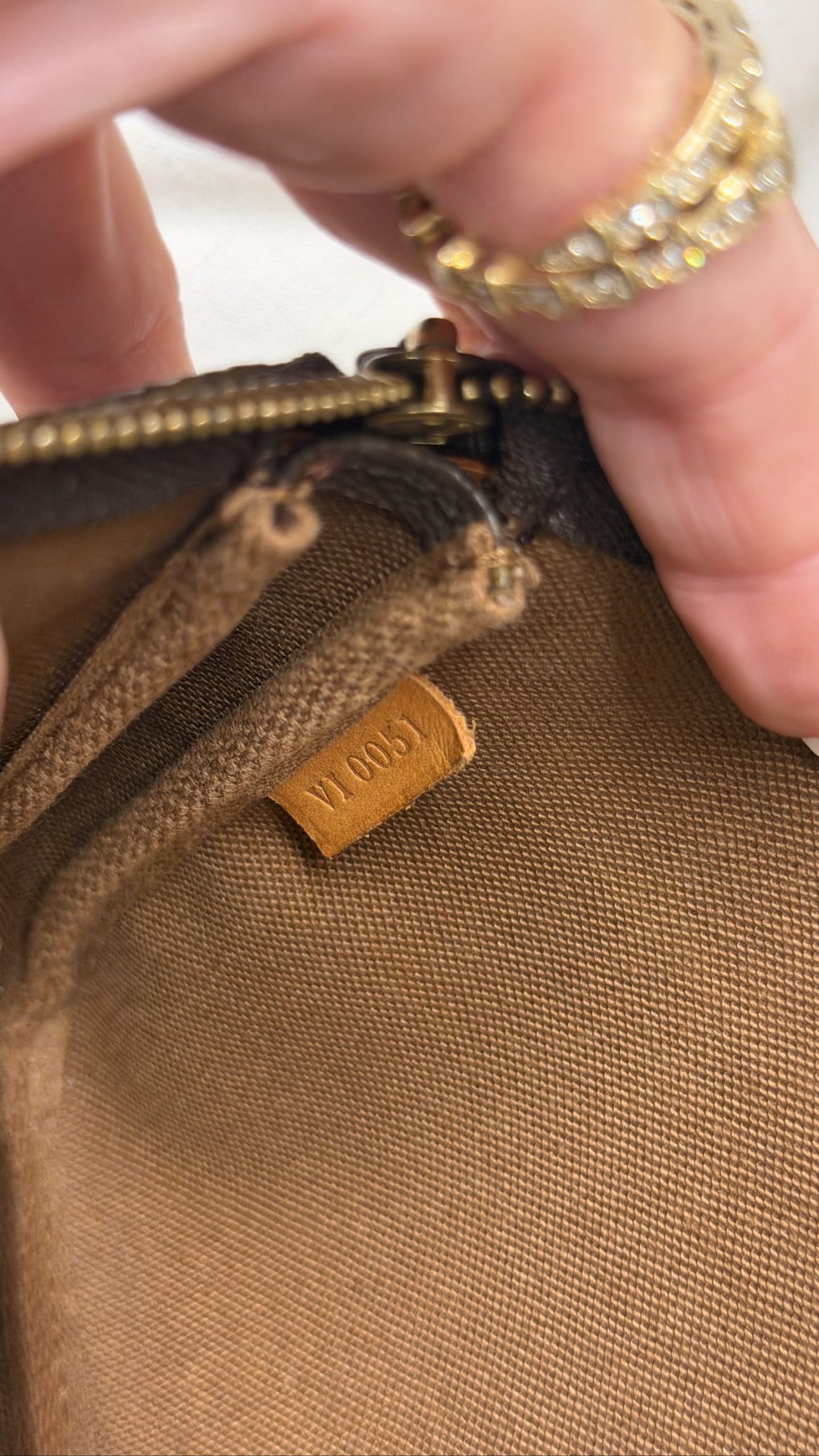 Louis Vuitton Pochette Bag — Brown Monogram Canvas image 9