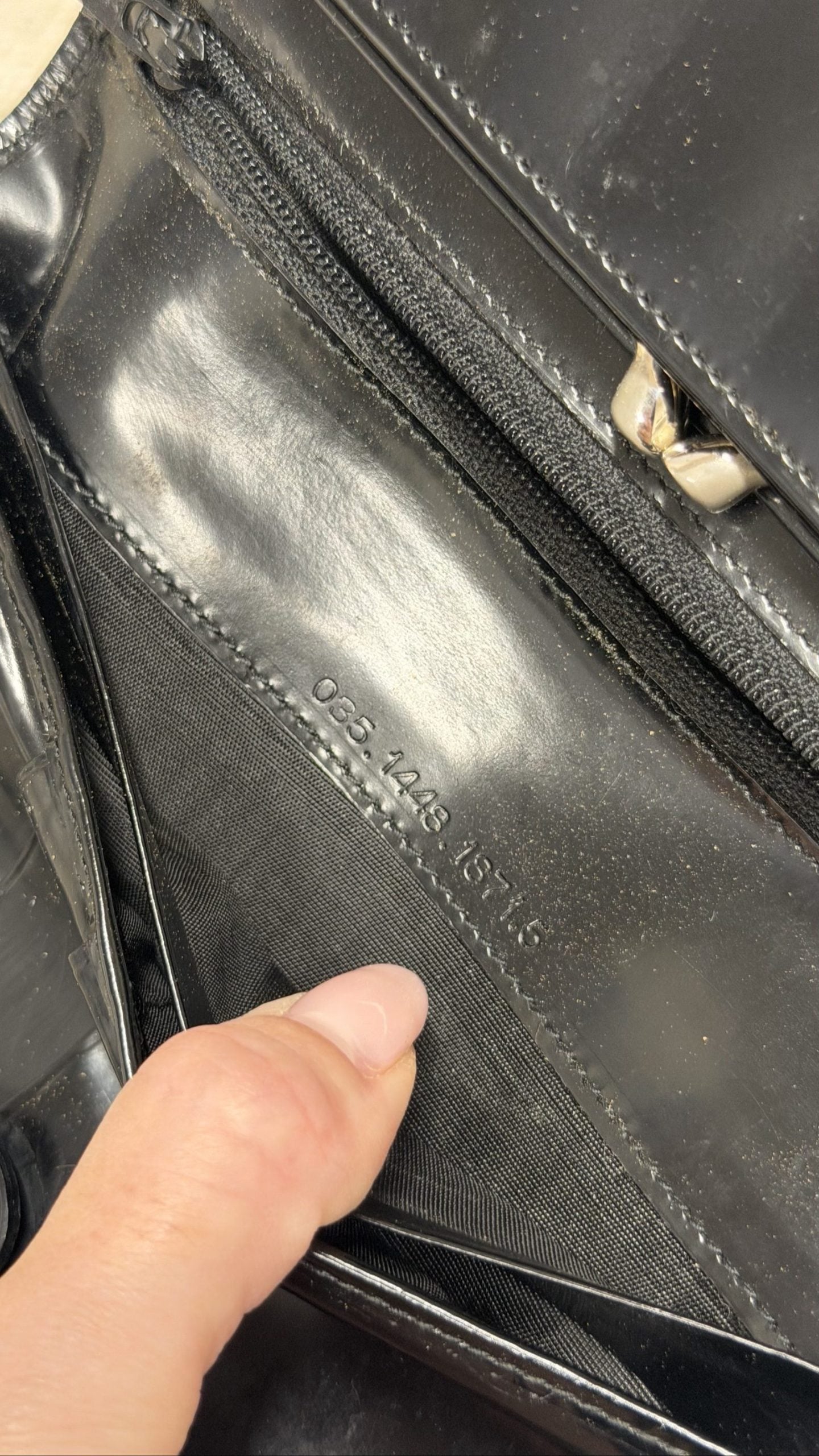 Gucci Tom Ford Horsebit Wallet — Black Patent Leather & Silver Hardware image 7
