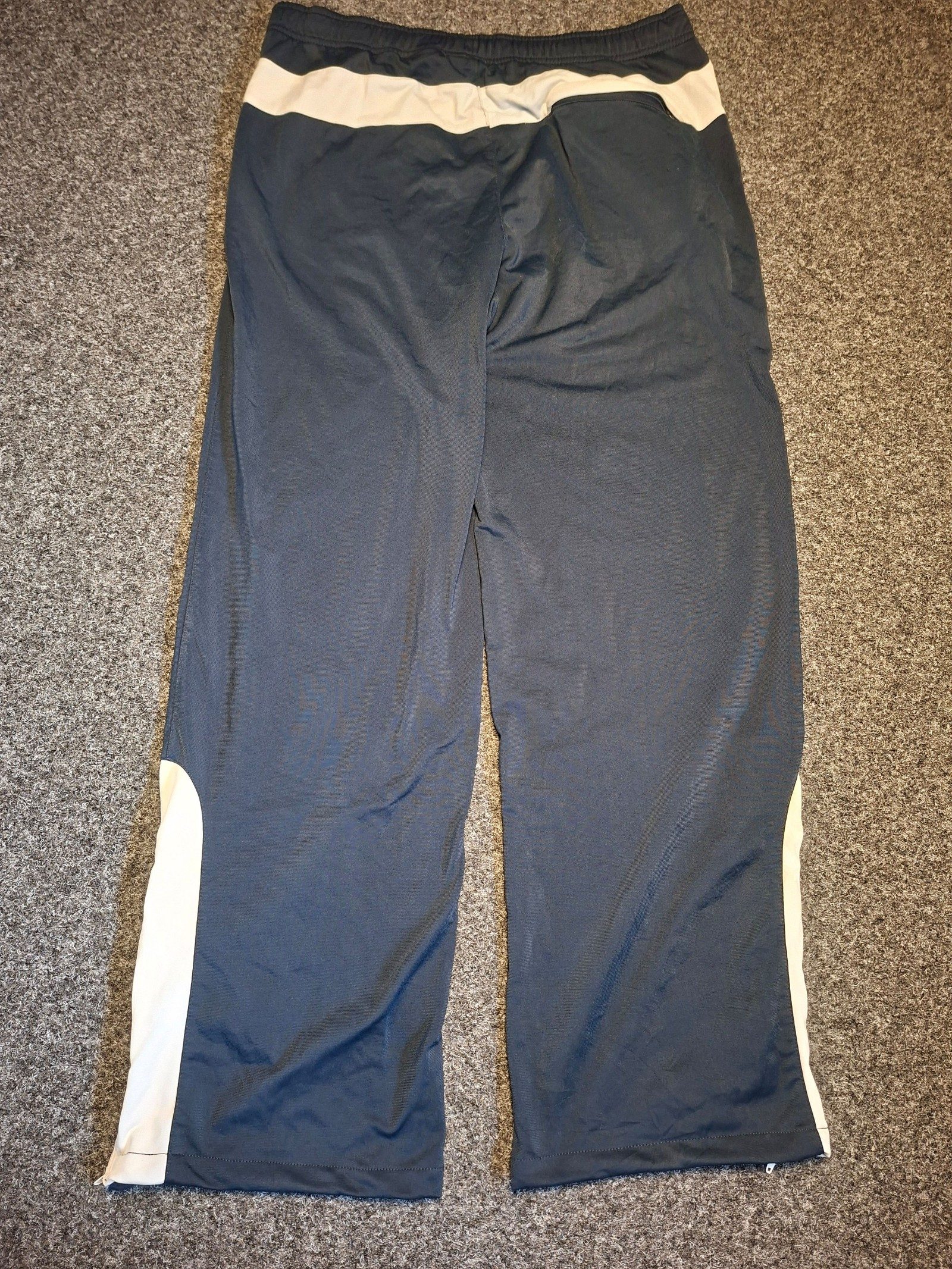Nike Men's Navy & White Vintage Pashastyle Track Pants XL image 4
