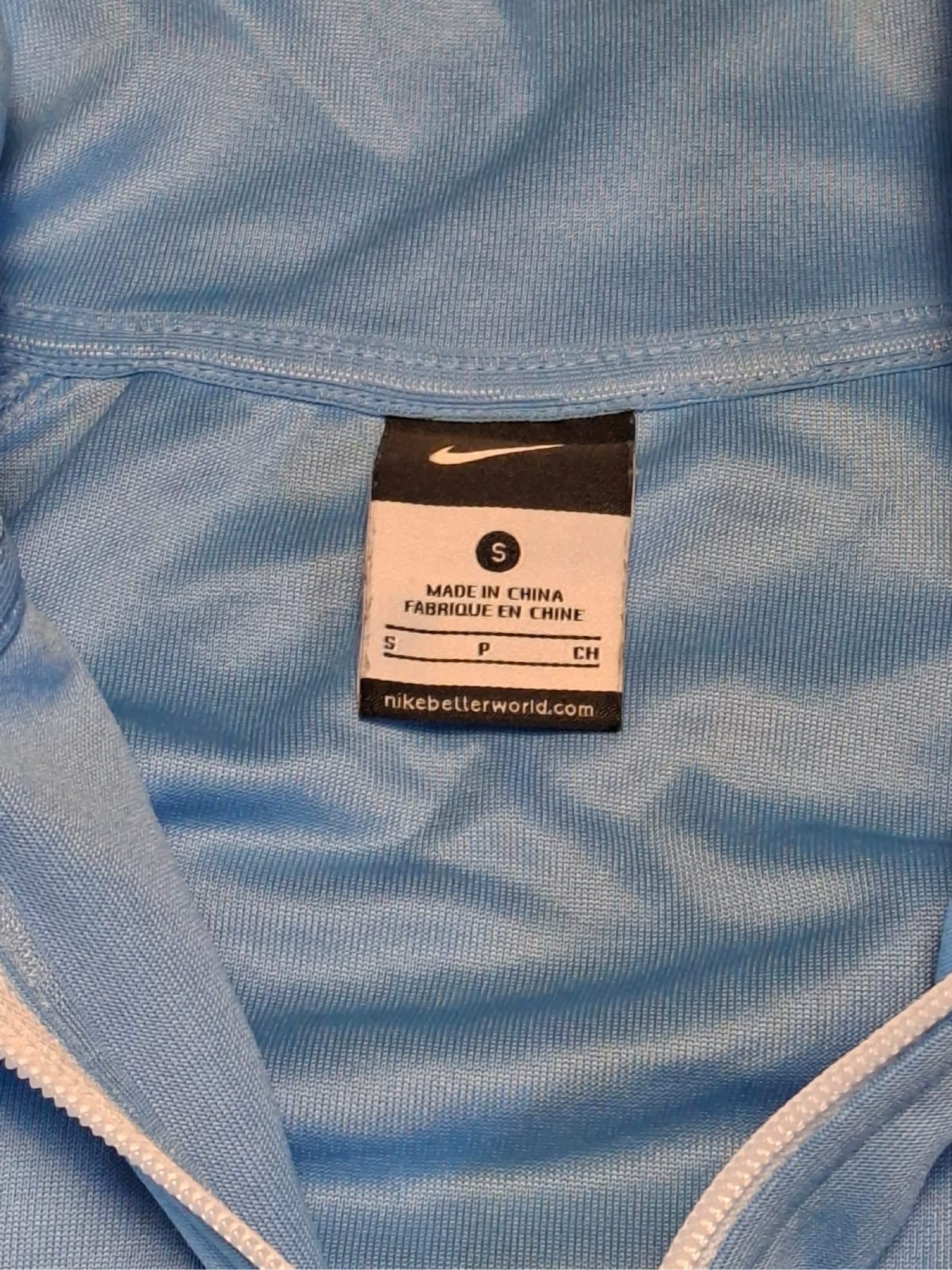 Nike Light Blue Manchester City Vintage Football Track Jacket Small image 2