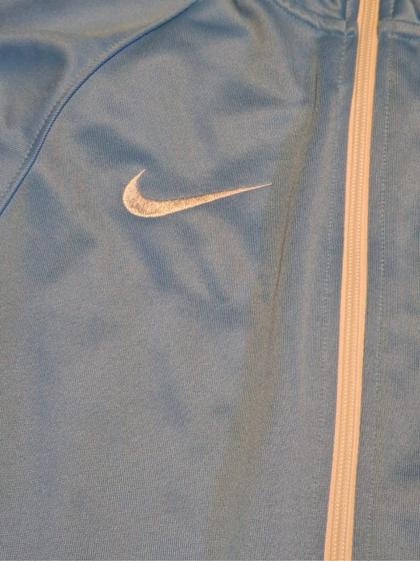 Nike Light Blue Manchester City Vintage Football Track Jacket Small image 3