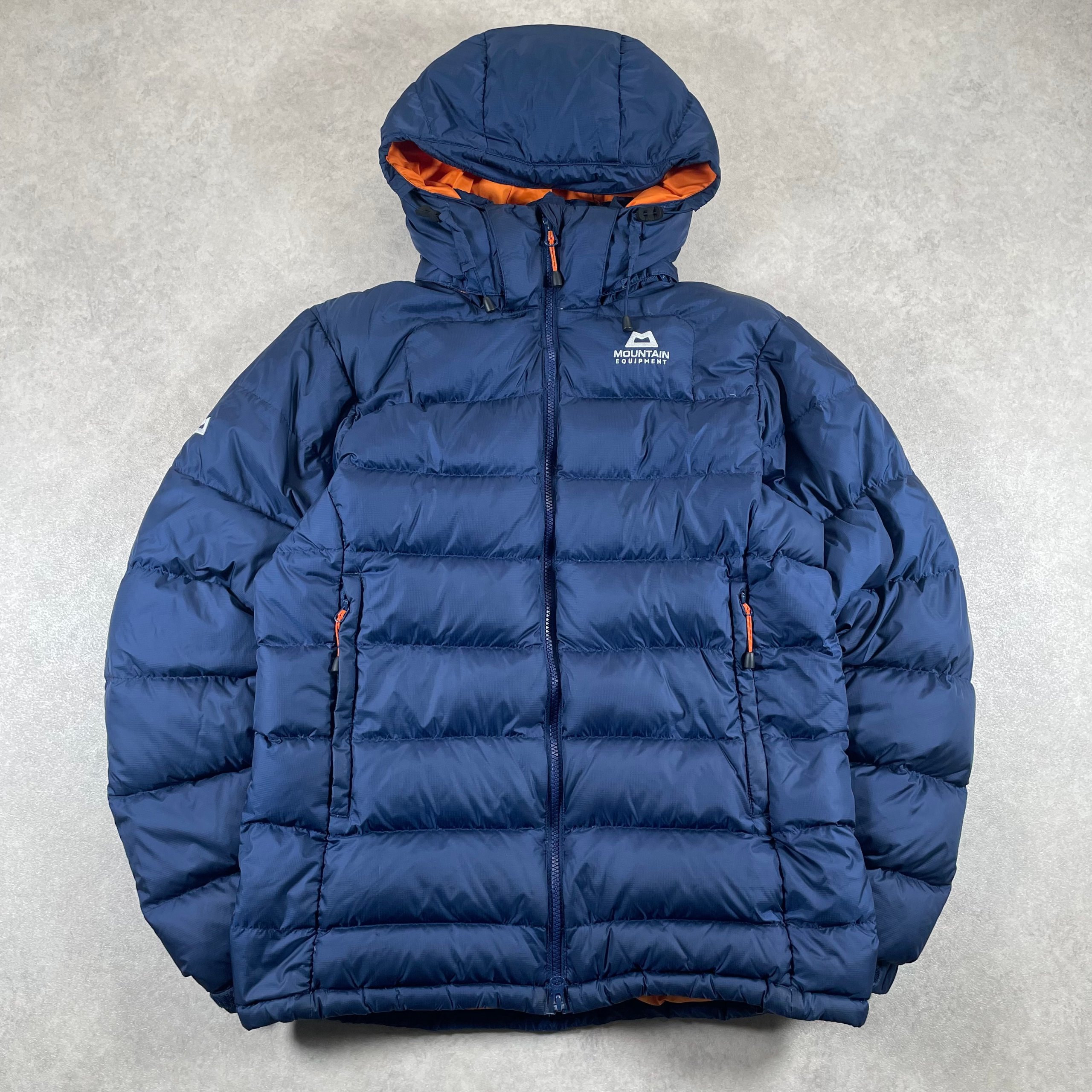 Mountain Equipment Light Line Puffer Jacket "Navy & Orange" (Men's Small)