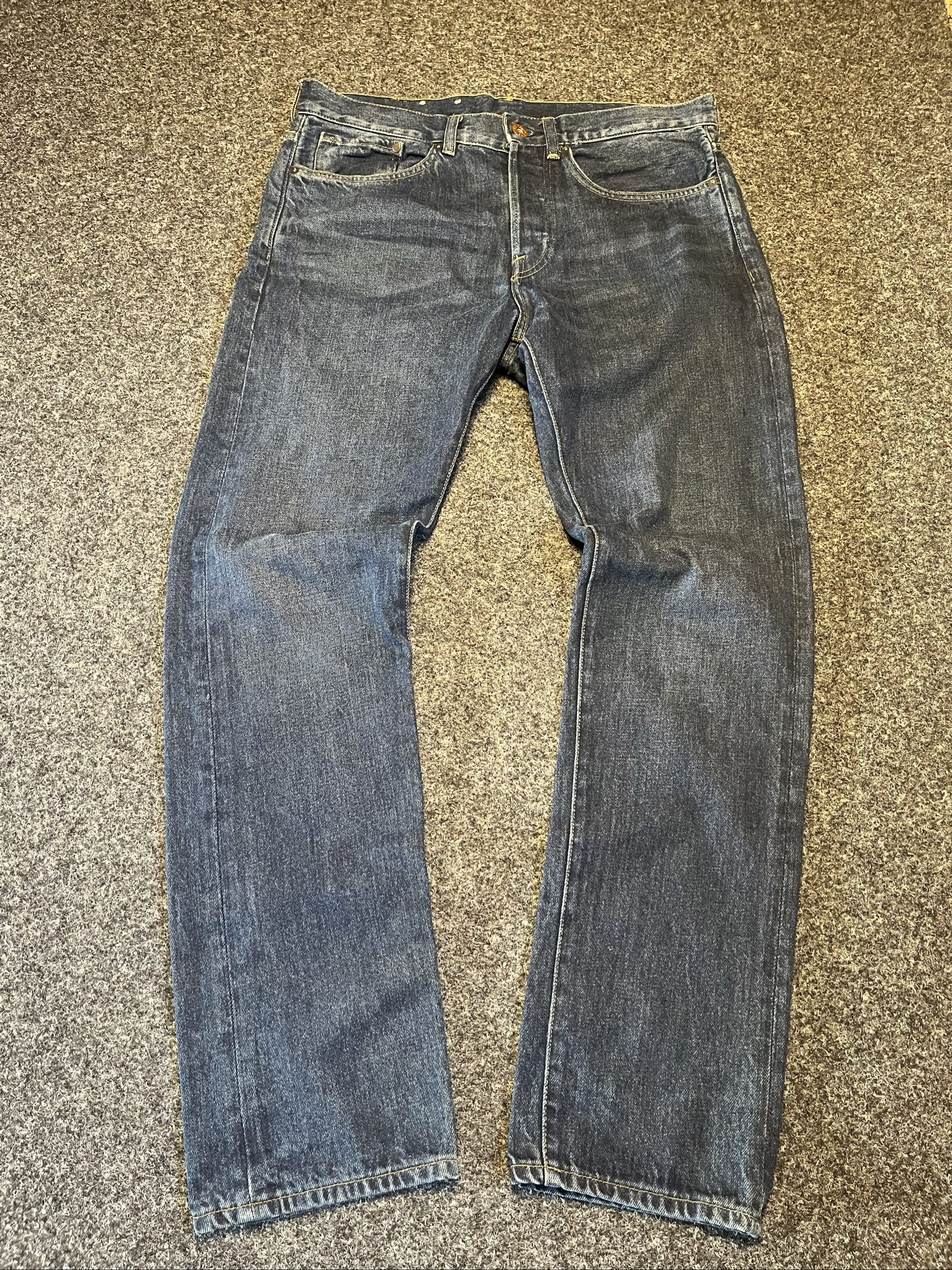 &DENIM Men's Vintage Style Blue Denim Jeans W32 L32