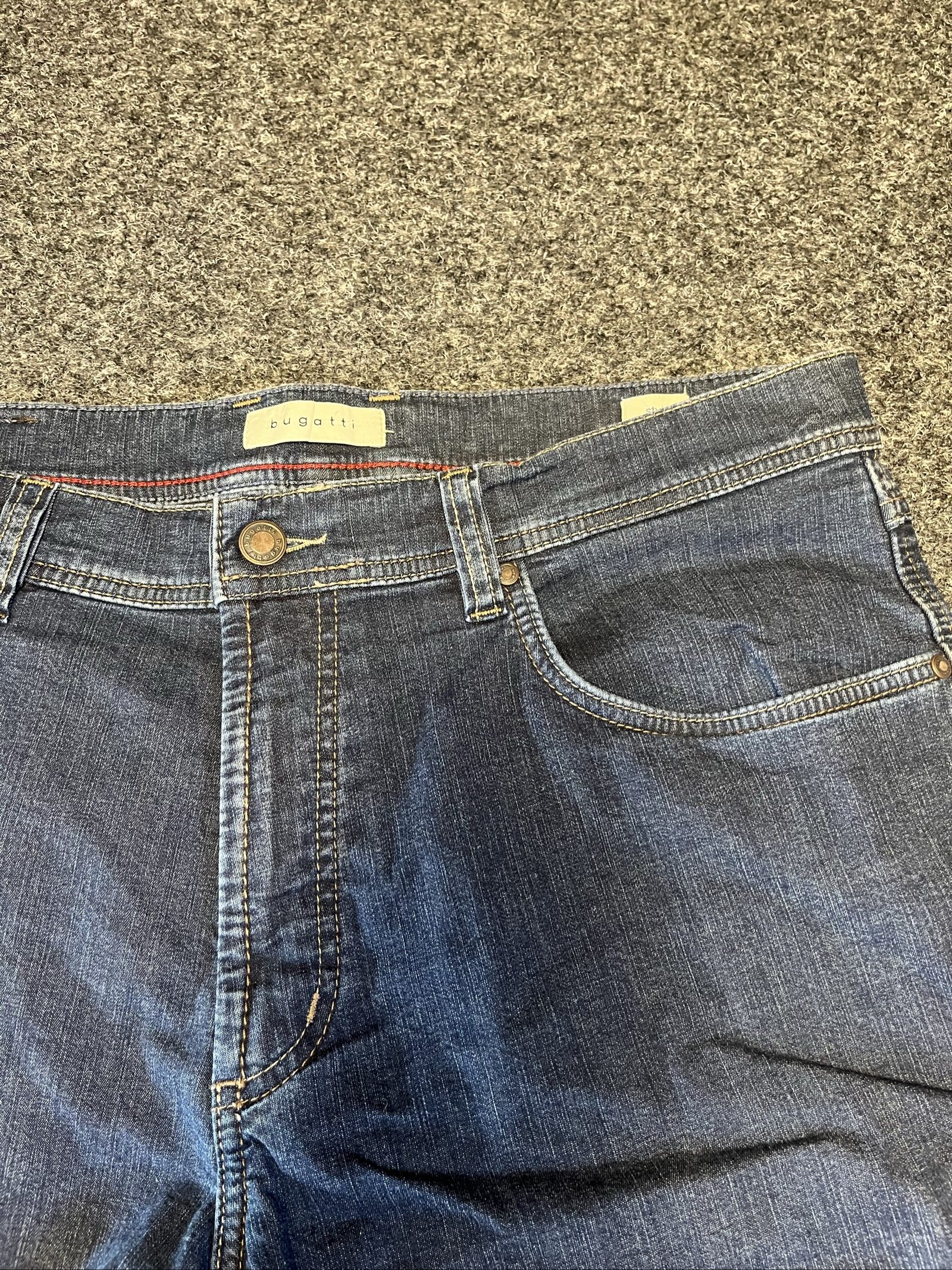 Bugatti Men's Blue Vintage Denim Jeans Size 36 Classic Fit image 2