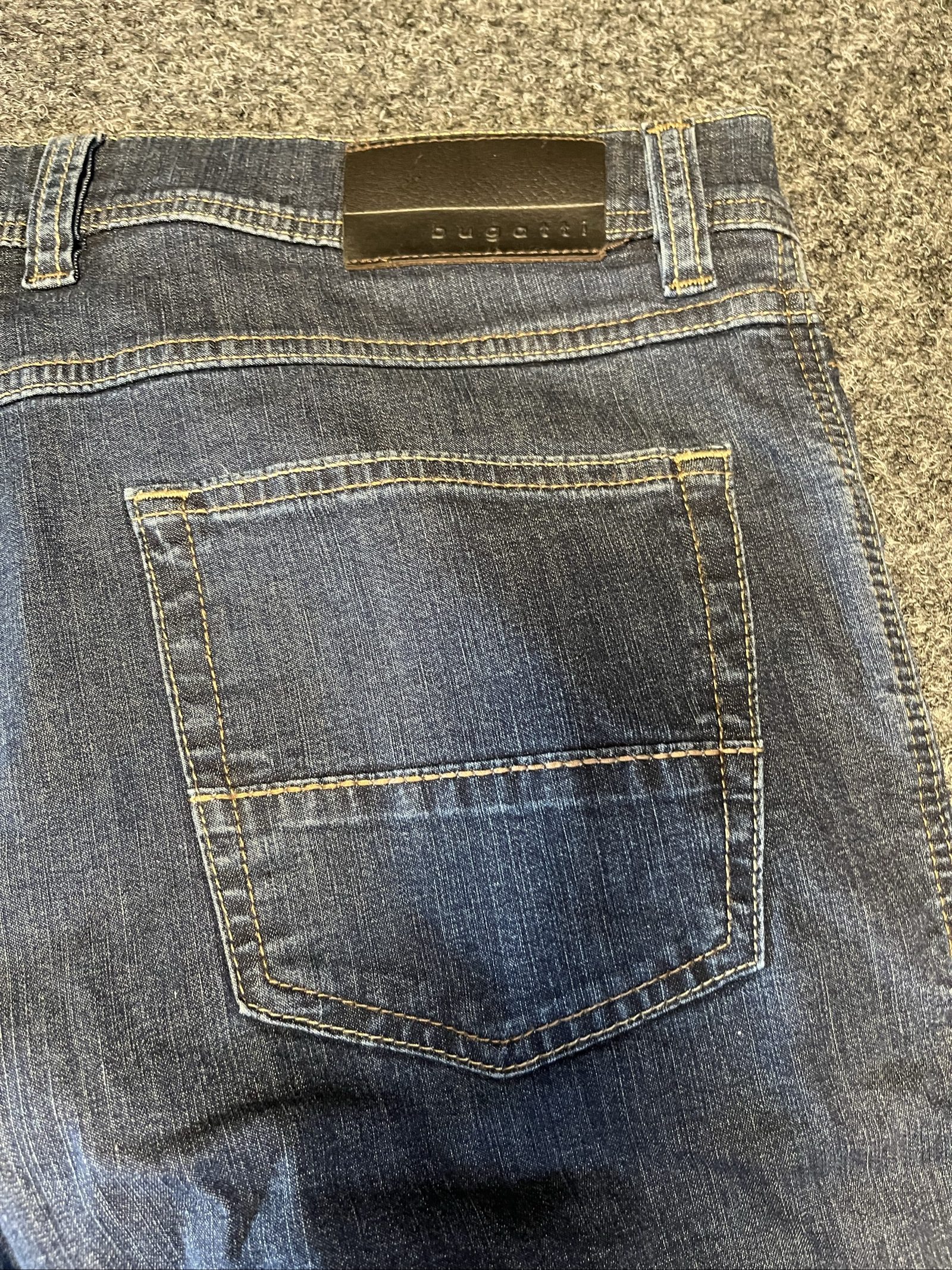 Bugatti Men's Blue Vintage Denim Jeans Size 36 Classic Fit image 5