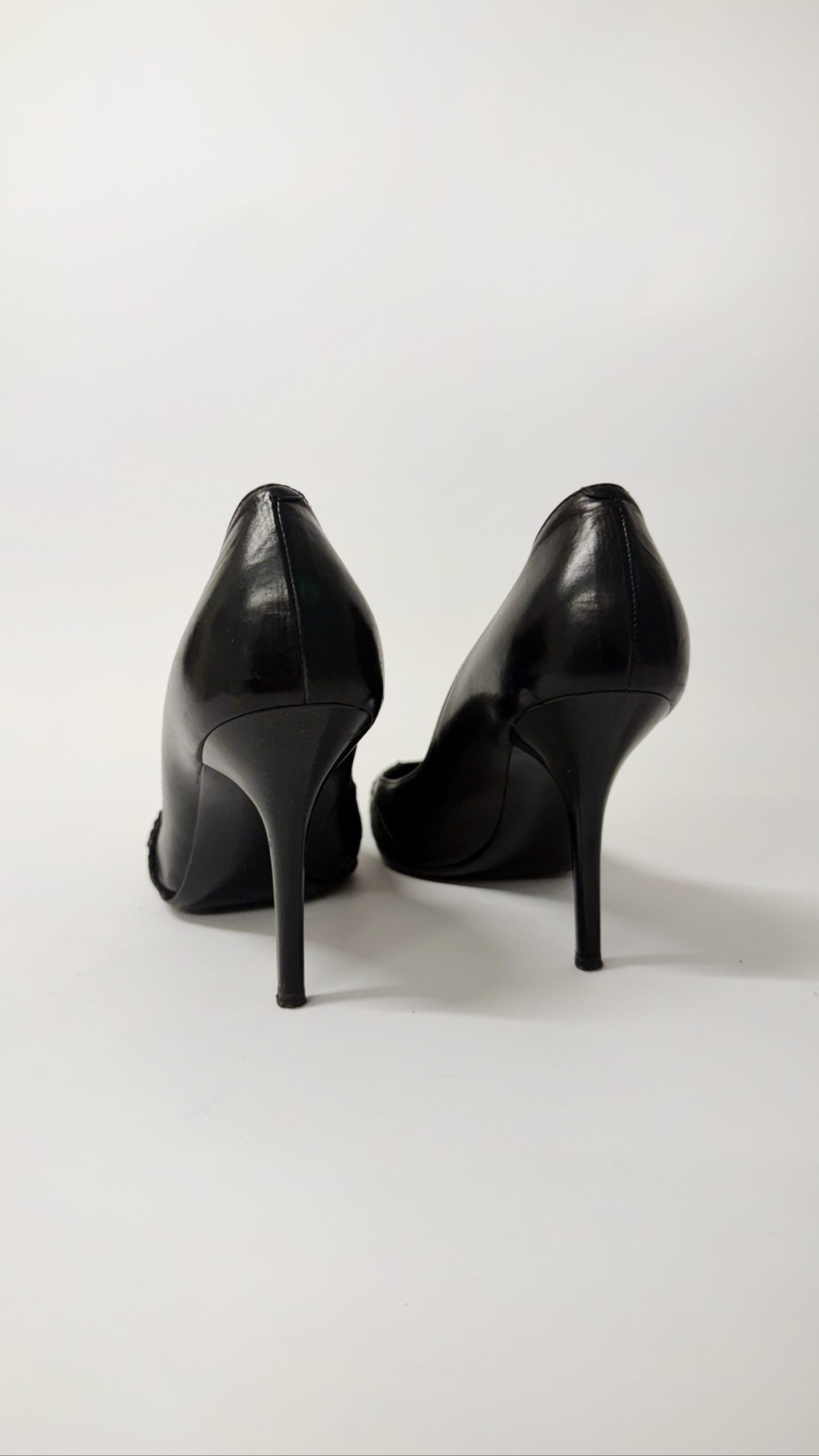 Dior John Galliano Trick Court Heels — Black Leather, EU 38 image 6