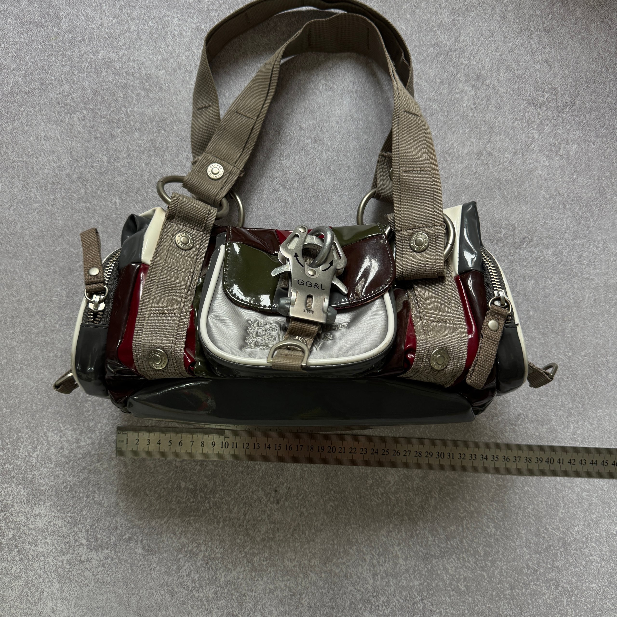 George Gina & Lucy Senorita Medelin Y2K GGL Multicolour Shiny Handbag image 2