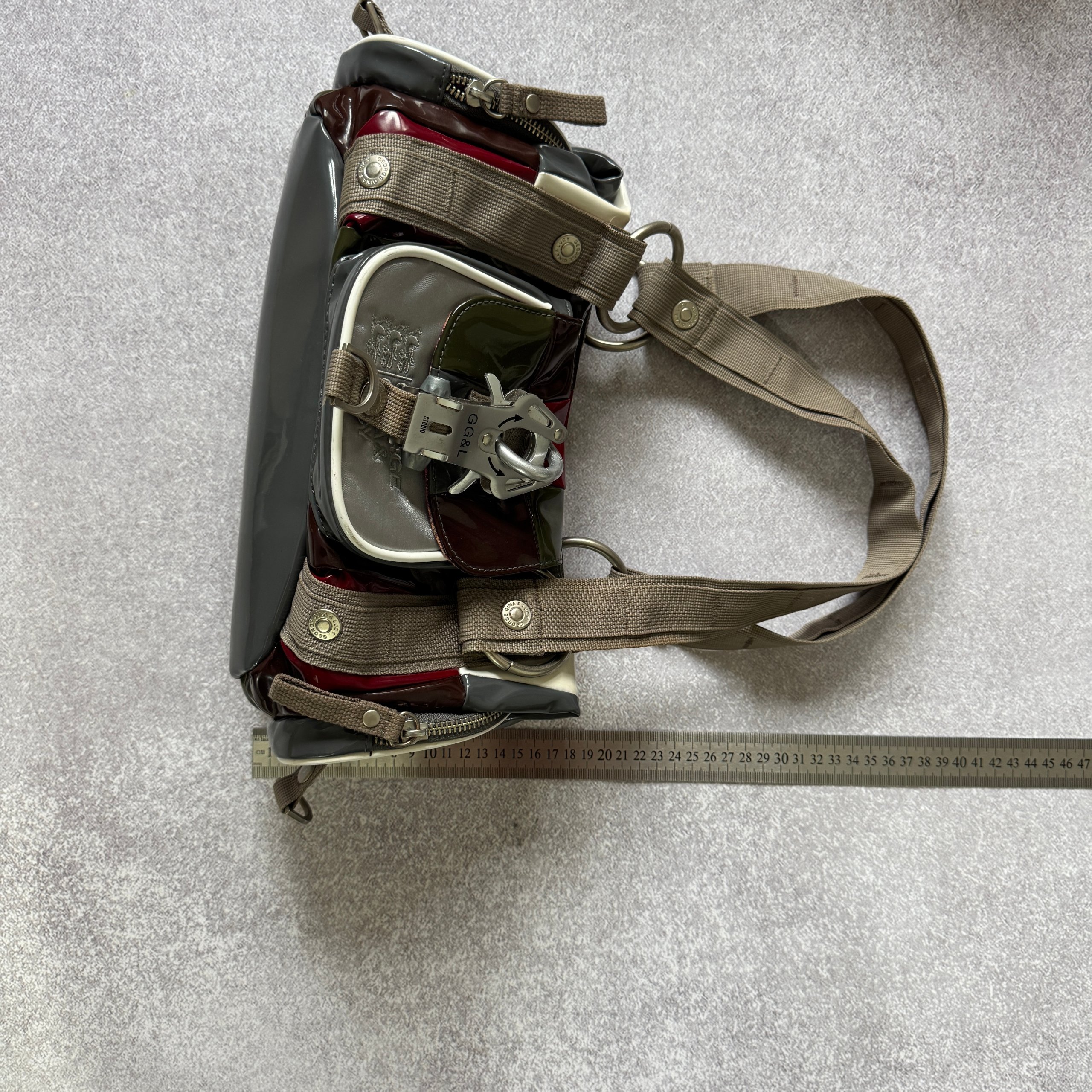 George Gina & Lucy Senorita Medelin Y2K GGL Multicolour Shiny Handbag image 3