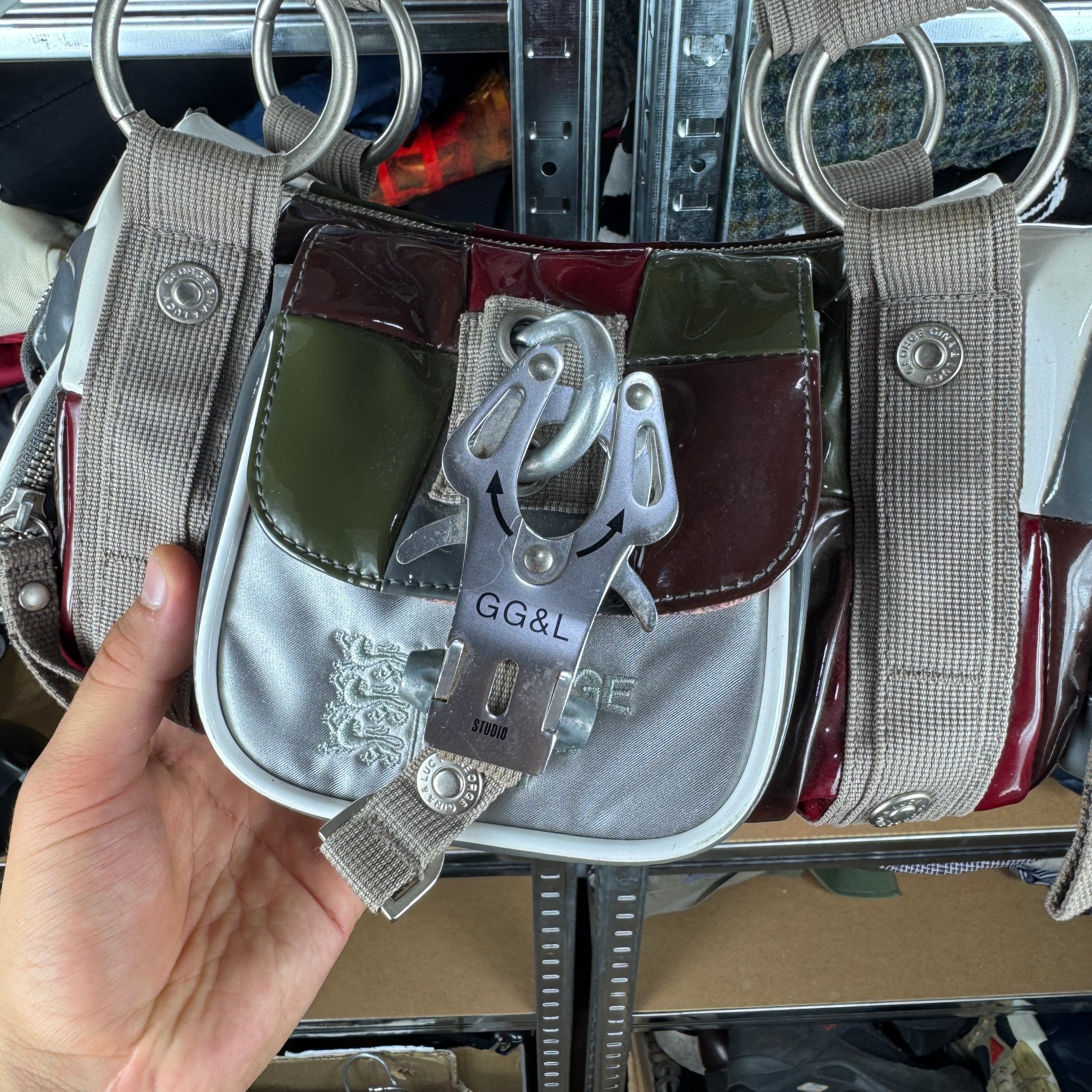 George Gina & Lucy Senorita Medelin Y2K GGL Multicolour Shiny Handbag image 5