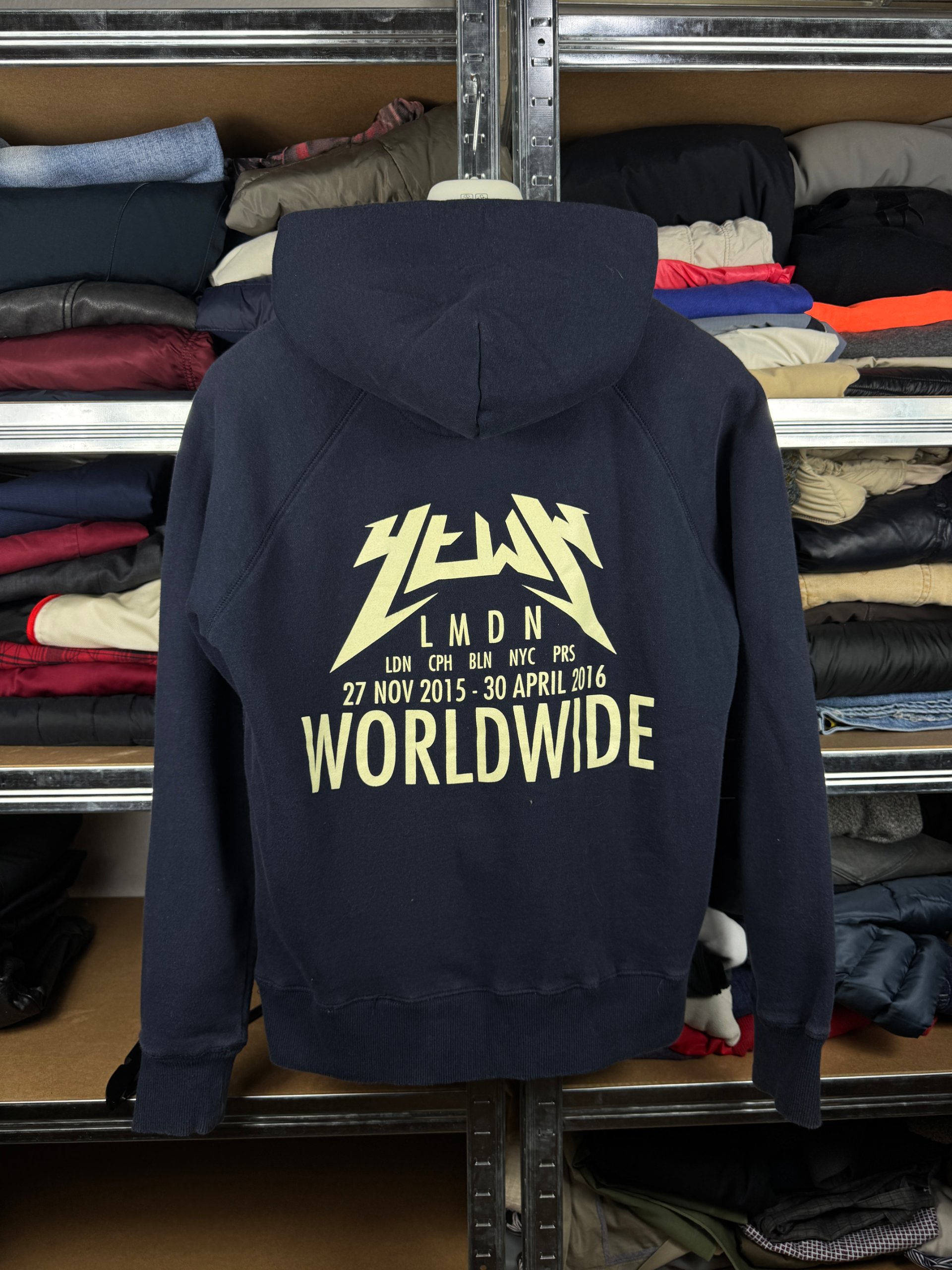 YTWW x LMDN 2015 Worldwide Hoodie Navy Size S