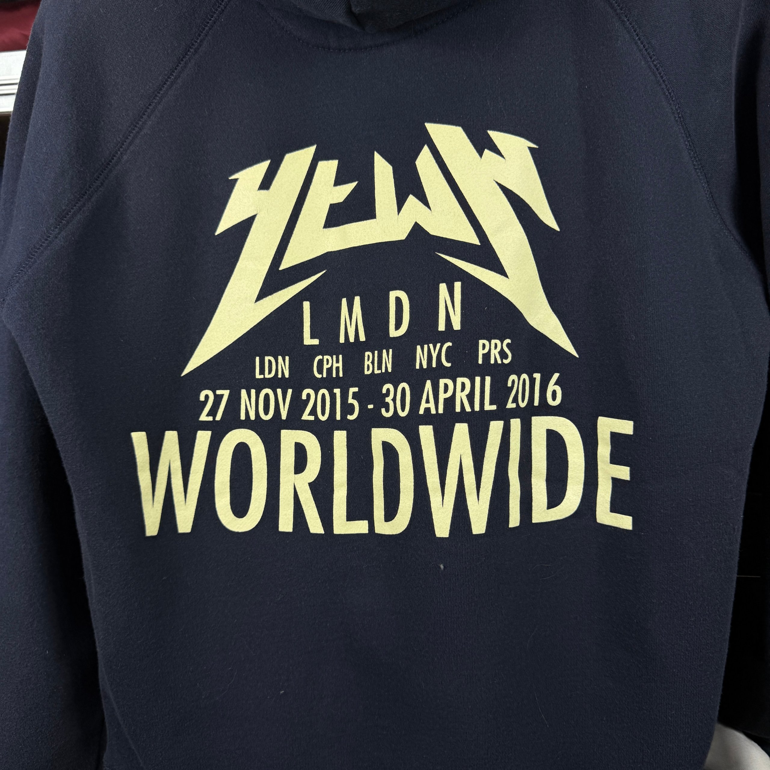 YTWW x LMDN 2015 Worldwide Hoodie Navy Size S image 5