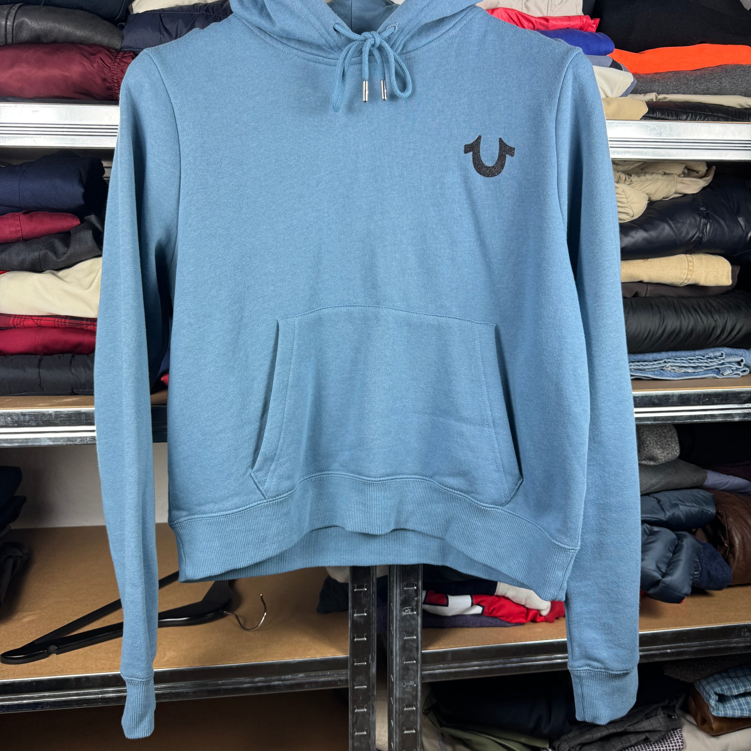 Women`s True Religion Starry Budda Cropped Hoodie Size XL image 7