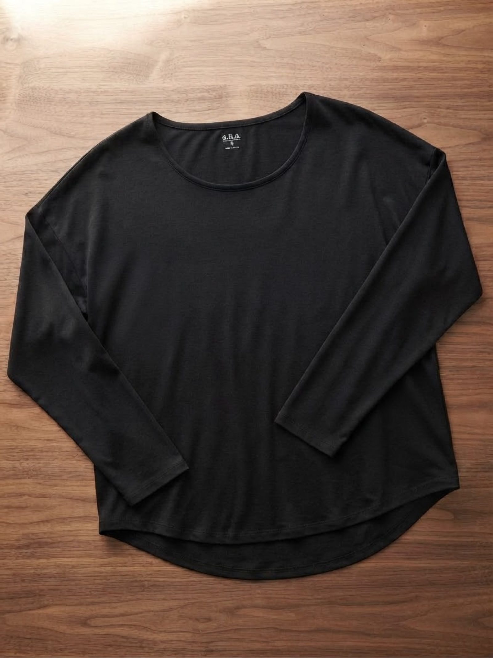 ana Black Women's Long Sleeve Top XL