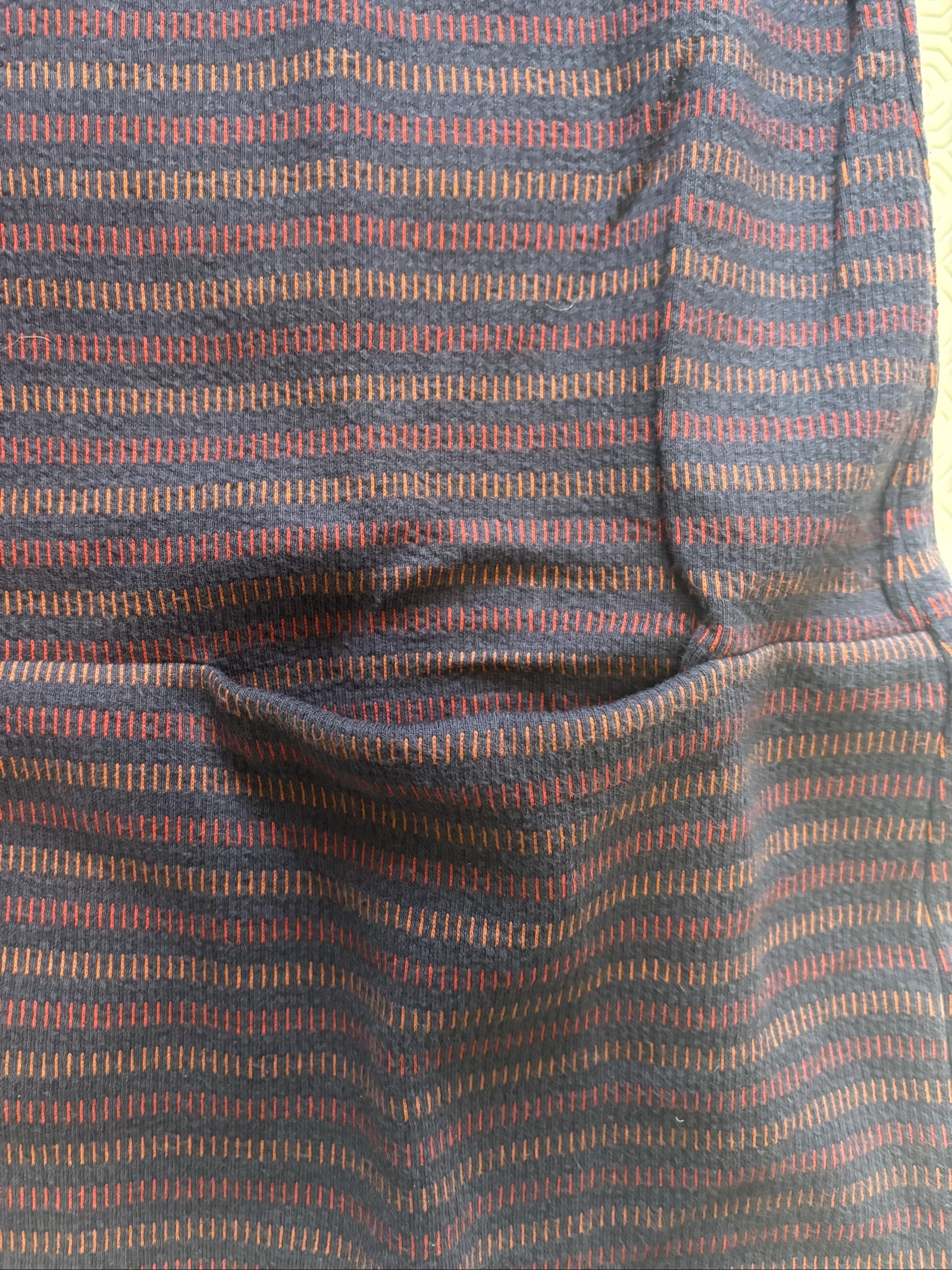 Seasalt Cornwall Women's Navy & Orange Striped Roll Neck Top UK 12 image 2