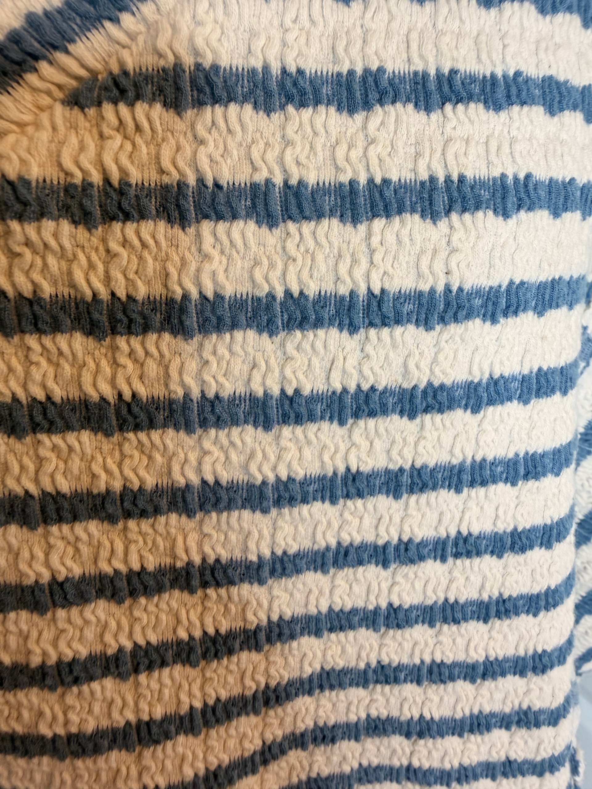 Altar'd State & Blue Striped V-Neck Sweater Small image 7