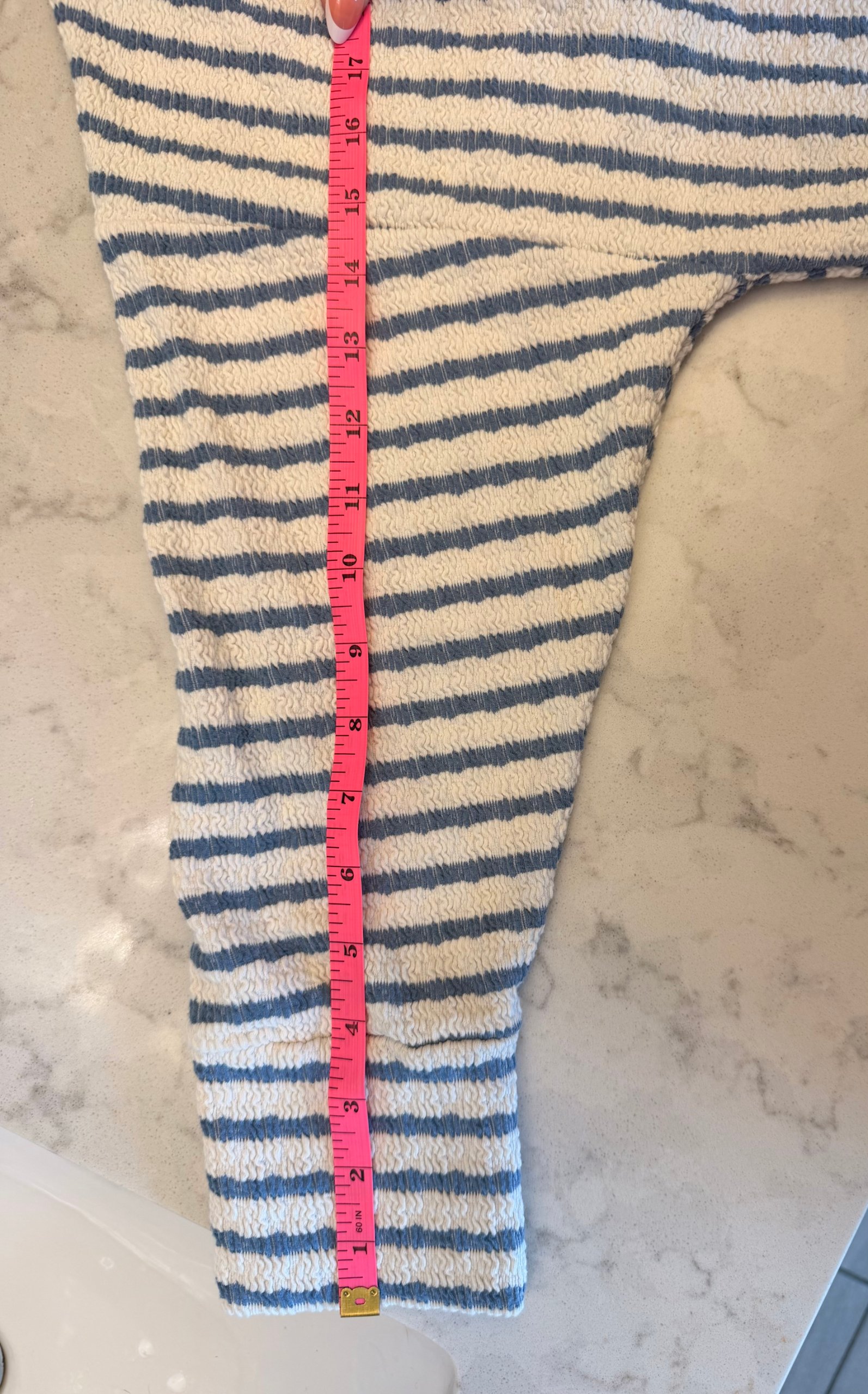 Altar'd State & Blue Striped V-Neck Sweater Small image 8