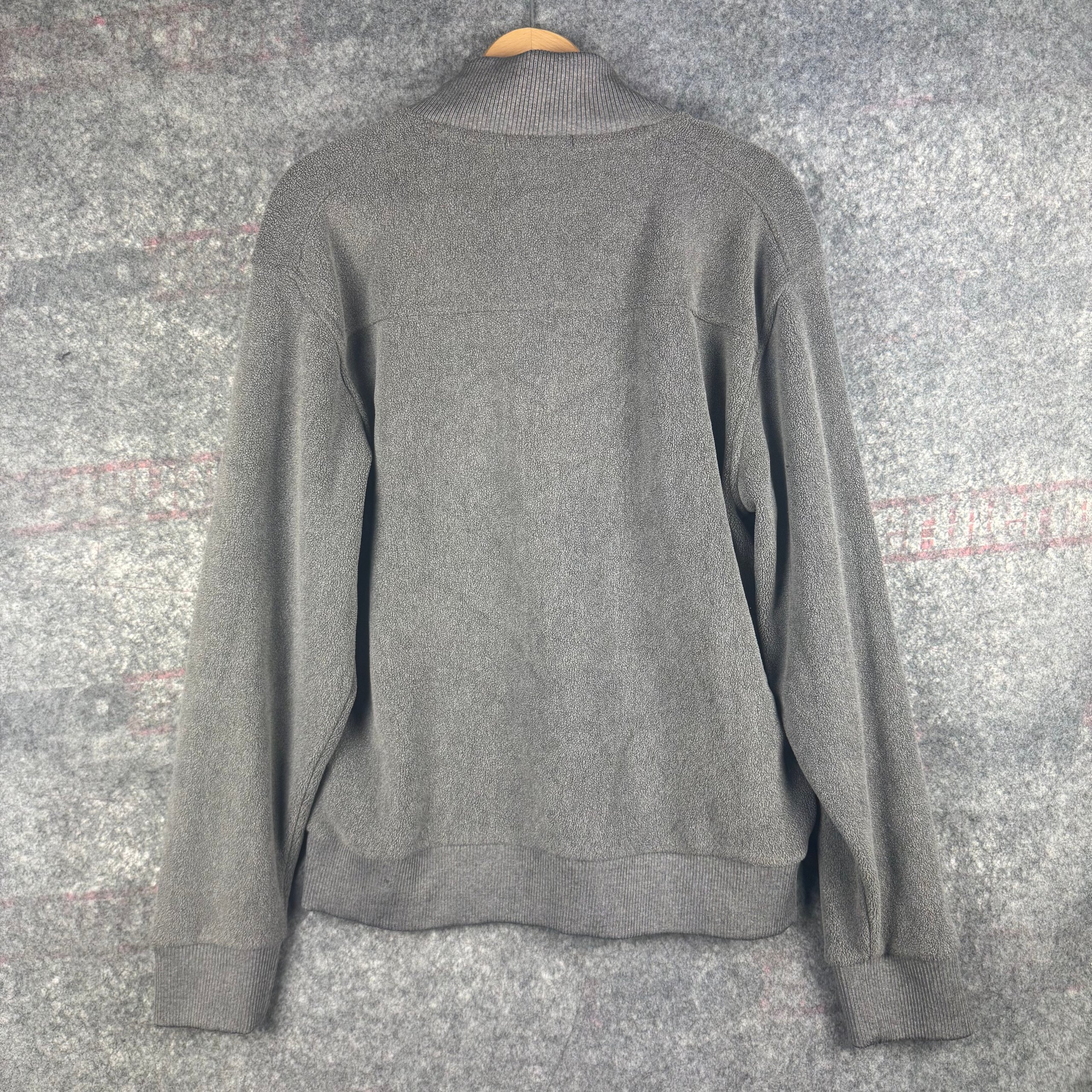 Dunnes Grey Full Zip Teddy Fleece Jacket Mens M image 4