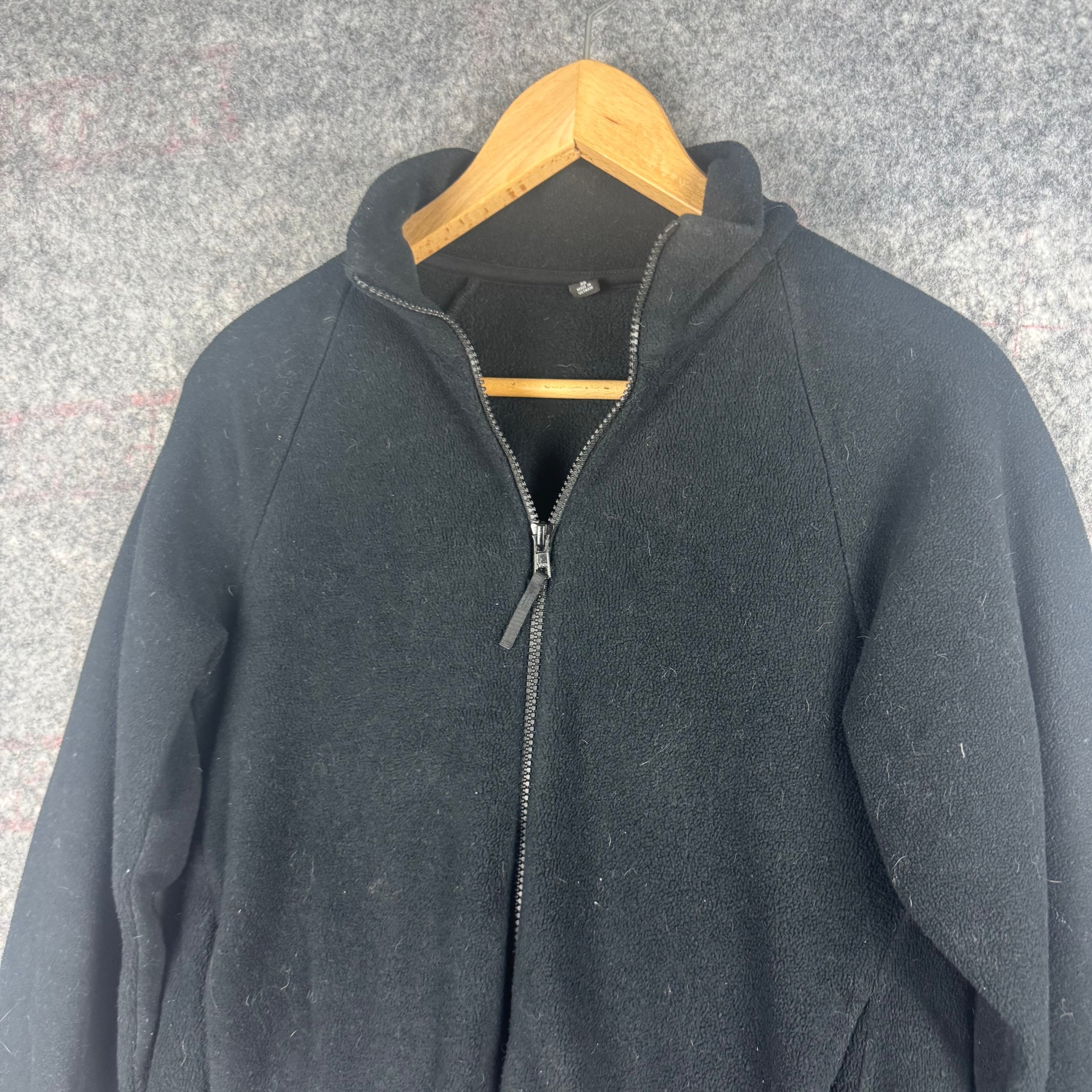 Uniqlo Black Microfleece Zip Jacket XS Women's image 2
