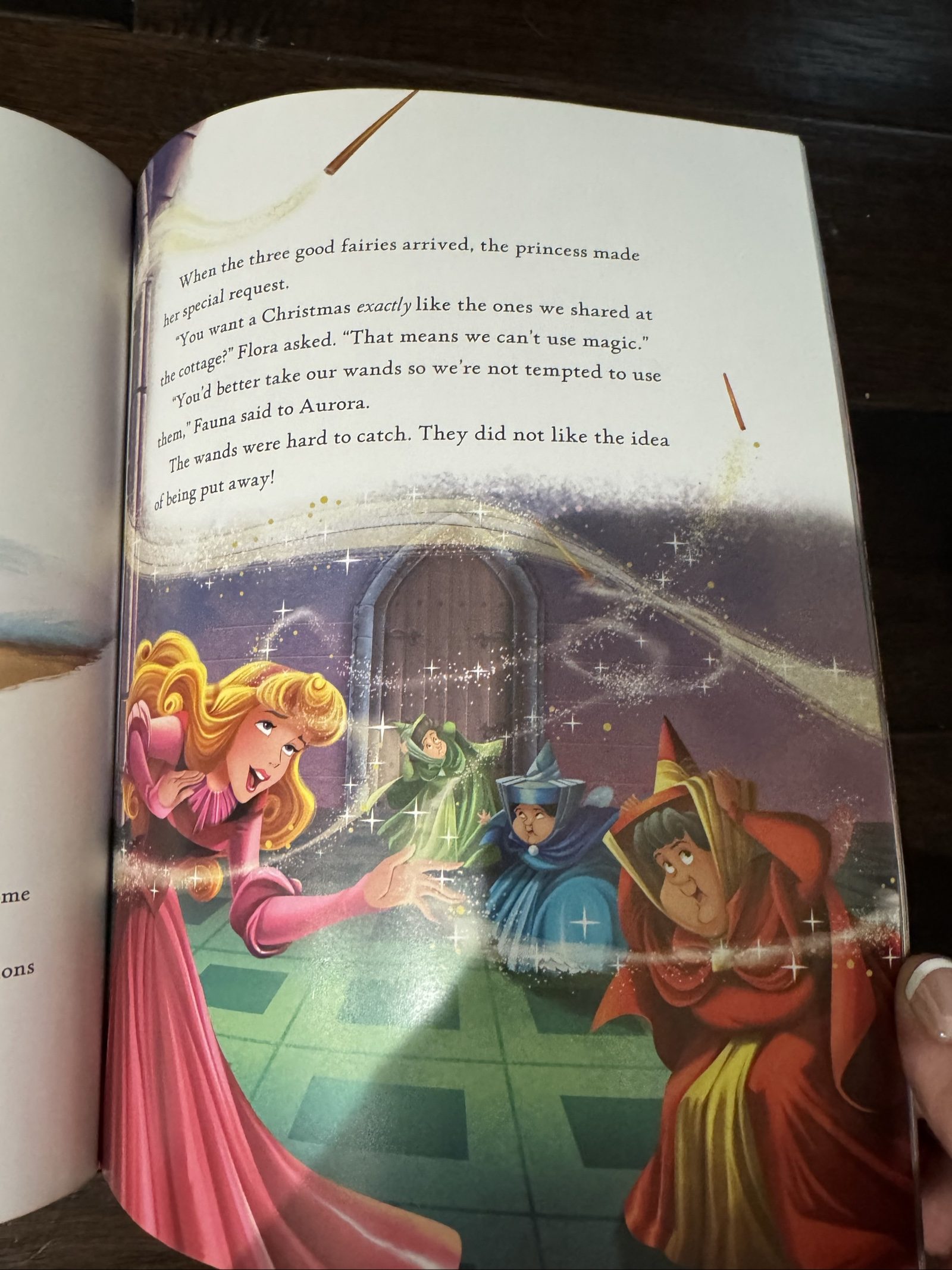 Disney A Royal Christmas Children's Hardcover Book image 5