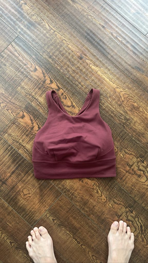Lululemon Burgundy Women's High Support Sports Bra Size 4