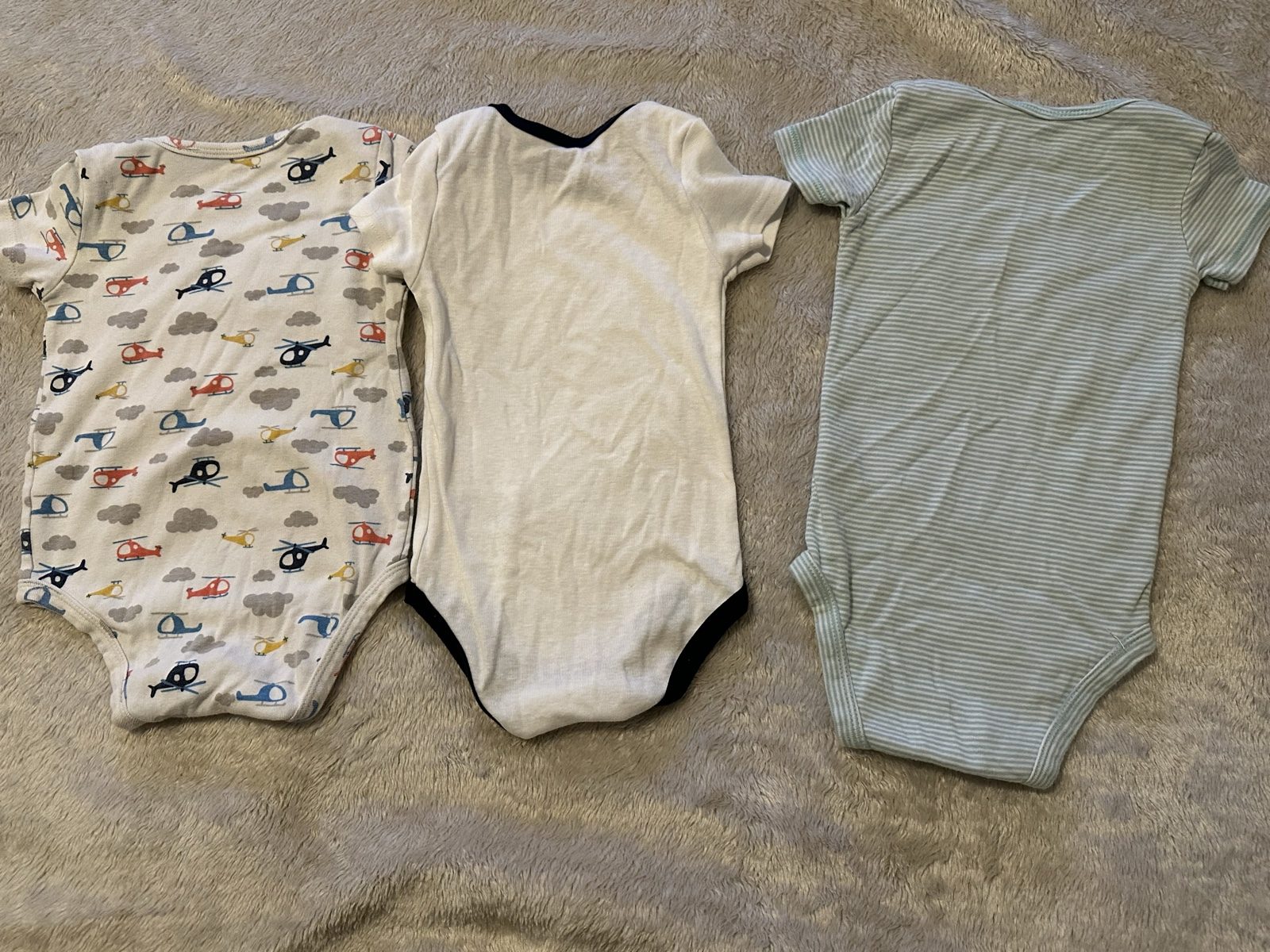 Tommy Hilfiger & Carter's Multi Colour Baby Bodysuits 18 Months Cute Print image 3