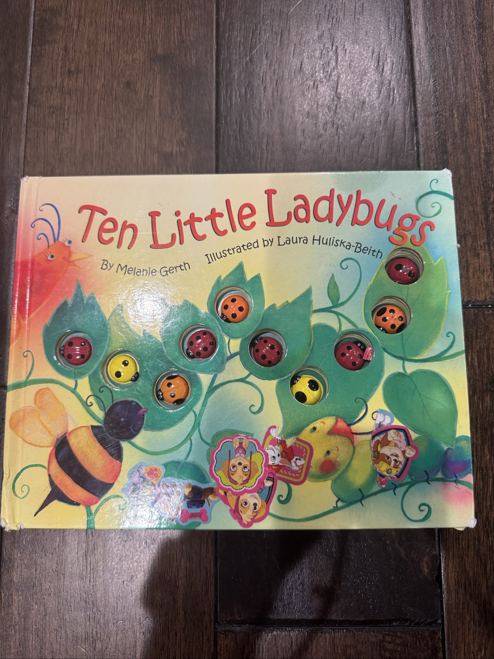 Ten Little Ladybugs by Melanie Gerth – Touch and Feel Counting Board Book