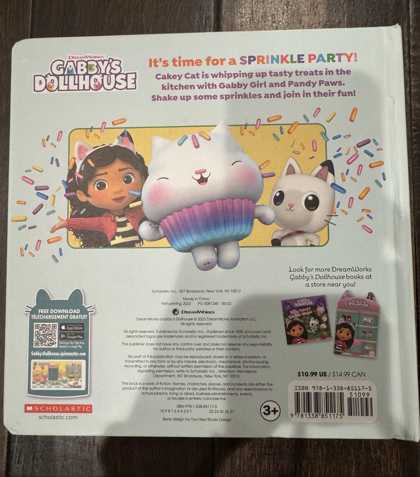 Gabby’s Dollhouse Sprinkle Party! – DreamWorks Netflix Hardcover Children’s Book image 3