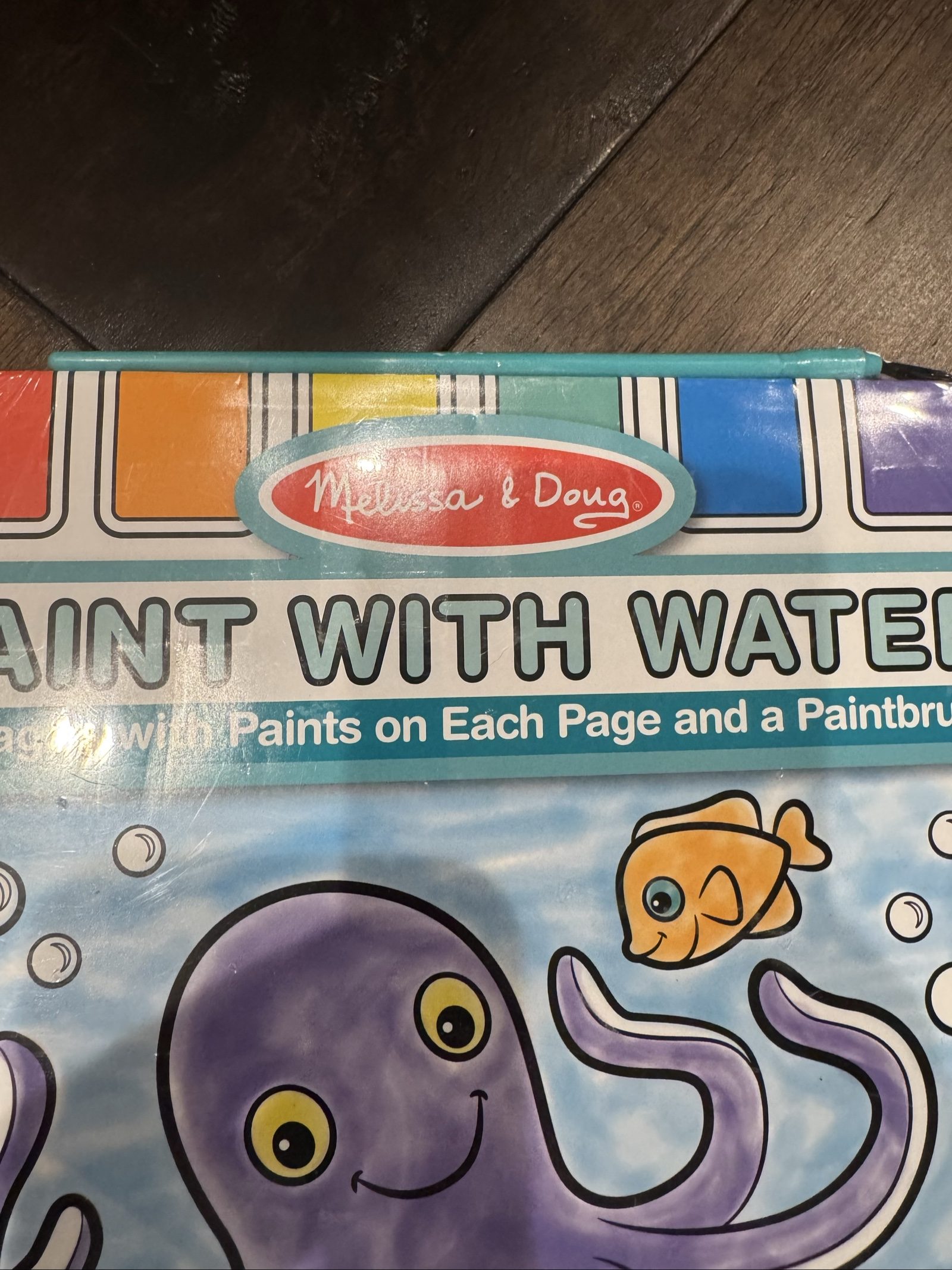 New Melissa & Doug Paint With Water Ocean Activity Book – 20 Pages & Paintbrush image 4