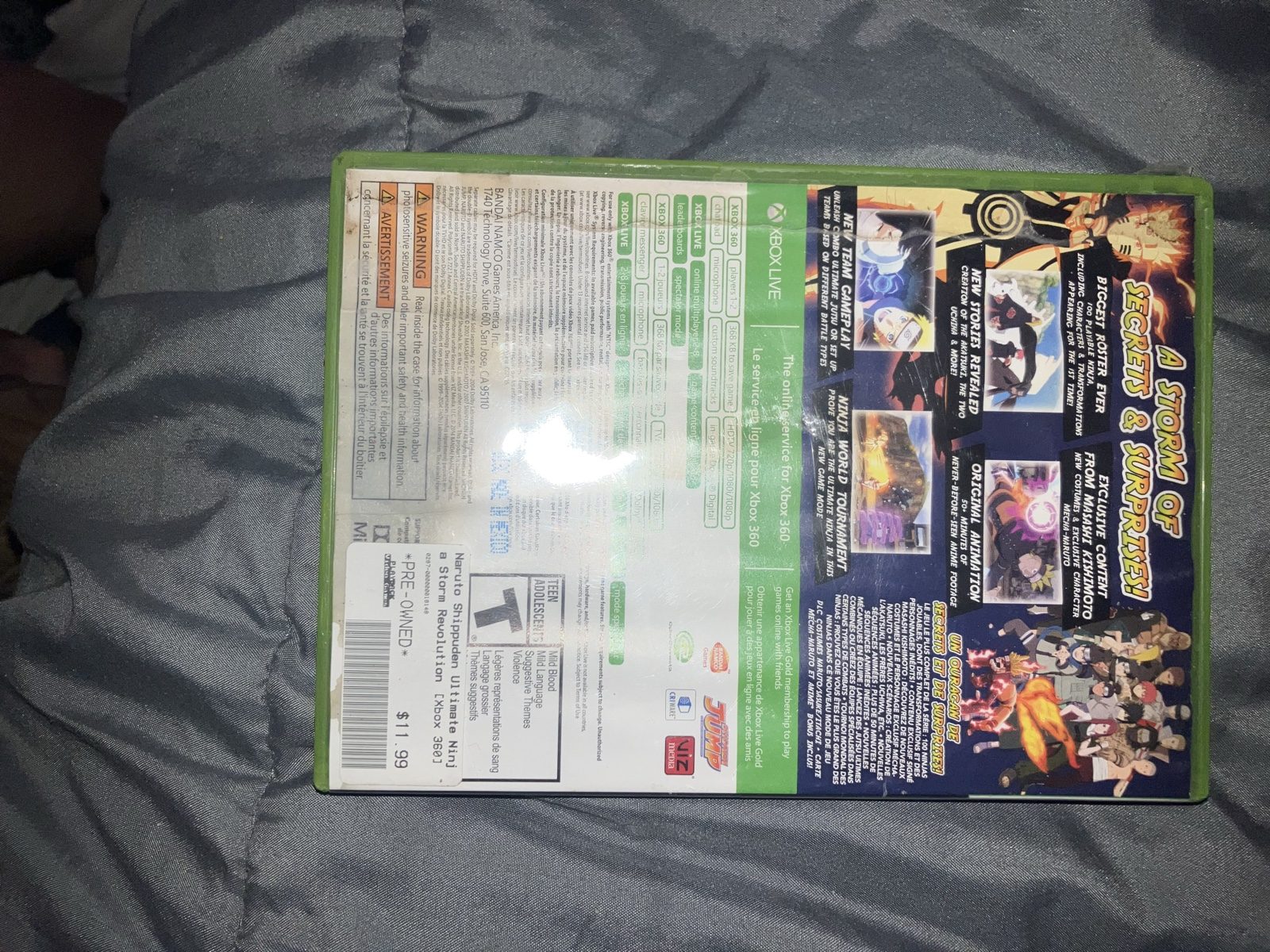 Naruto Ultimate Ninja Storm Xbox 360 Video Game image 2