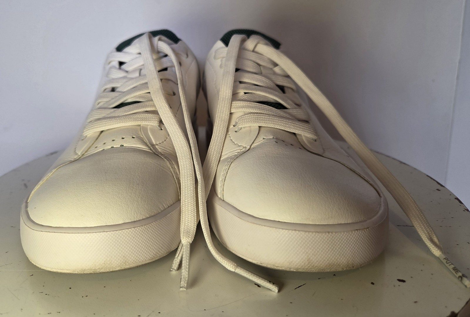 On White & Green The Roger Leather Sneakers US8 | EU39 | UK6 image 5