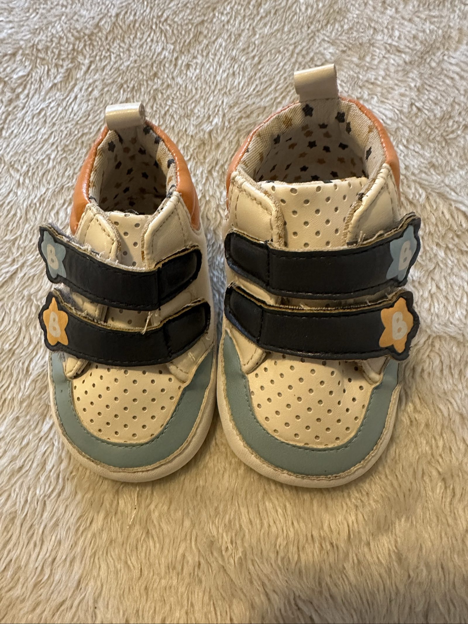 Bluey Kids' Multicolour Leather Velcro Sneakers 3-6 Months image 2