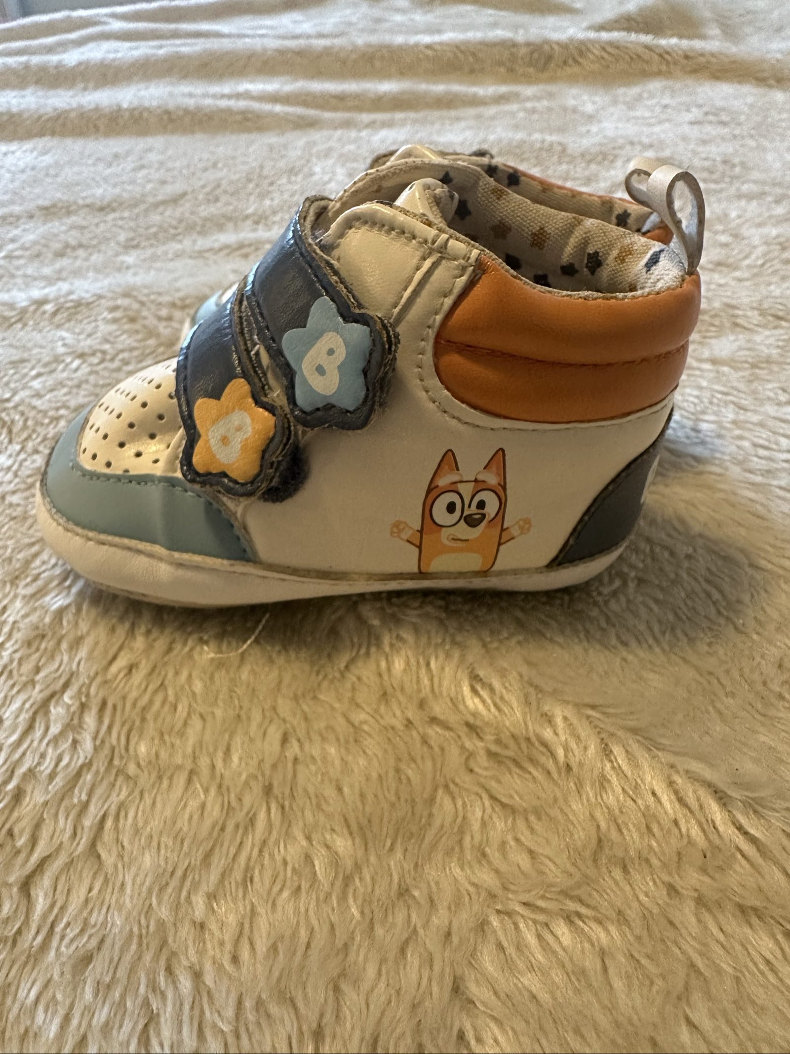 Bluey Kids' Multicolour Leather Velcro Sneakers 3-6 Months image 5