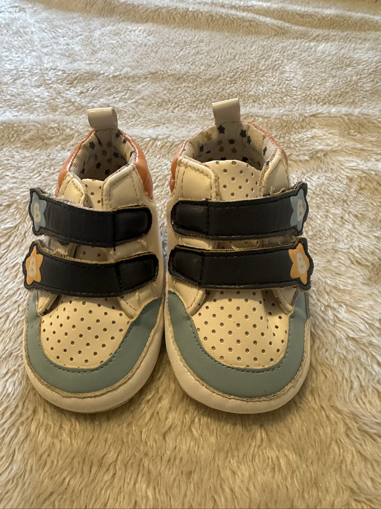 Bluey Kids' Multicolour Leather Velcro Sneakers 3-6 Months image 7