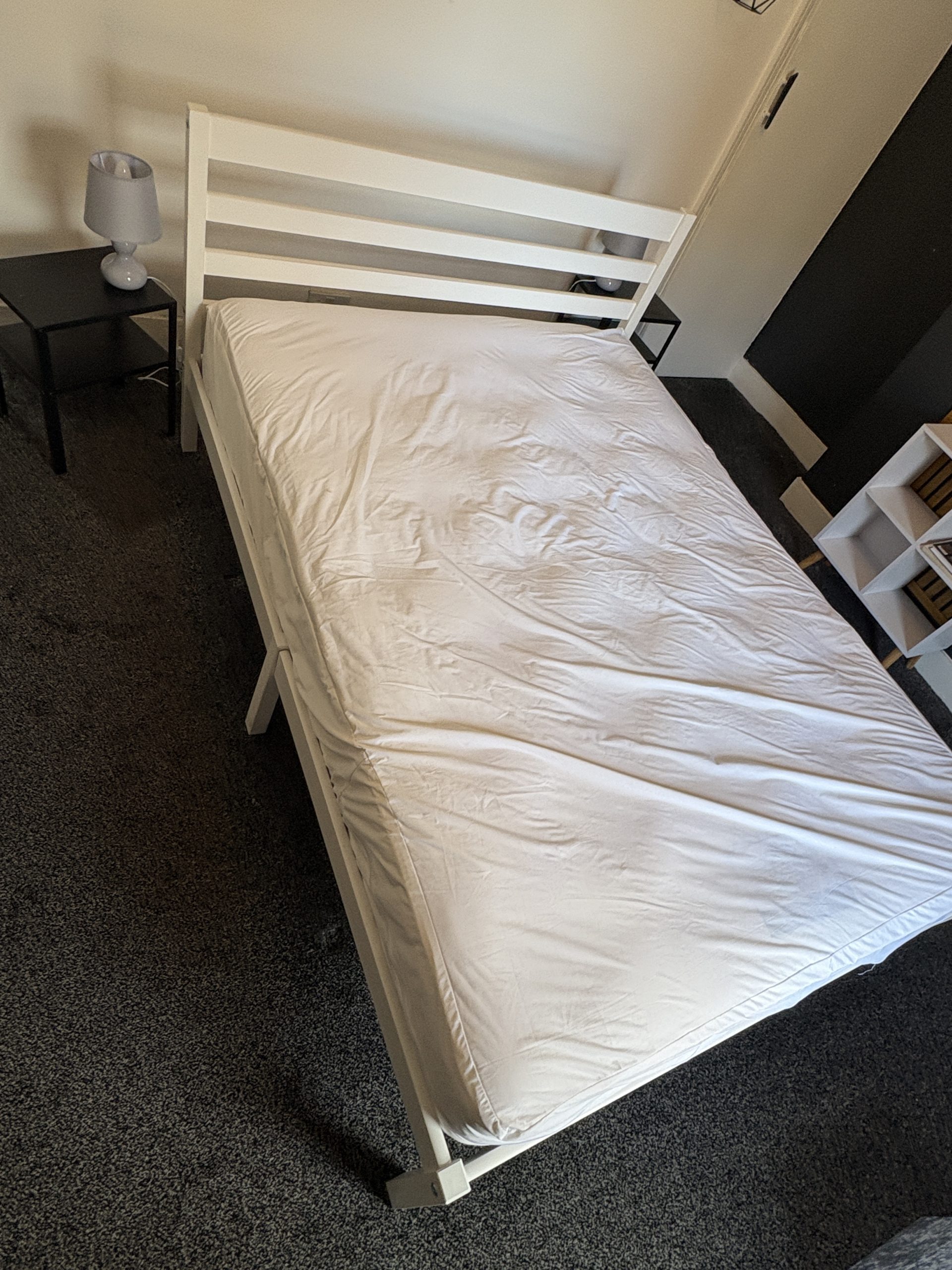 White Argos Standard UK Double Bed