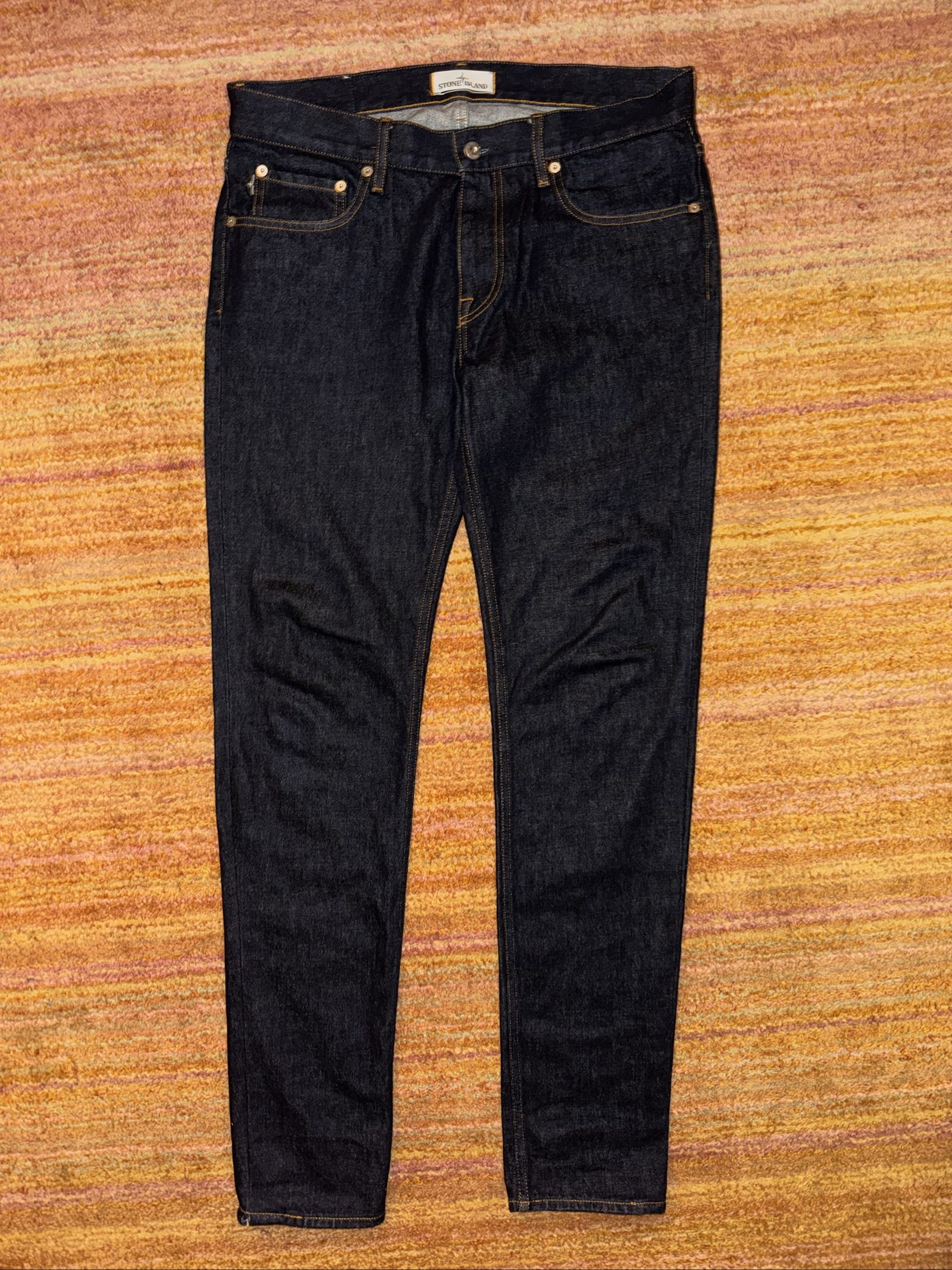 Stone Island Dark Blue Raw Denim Jeans W32 L32