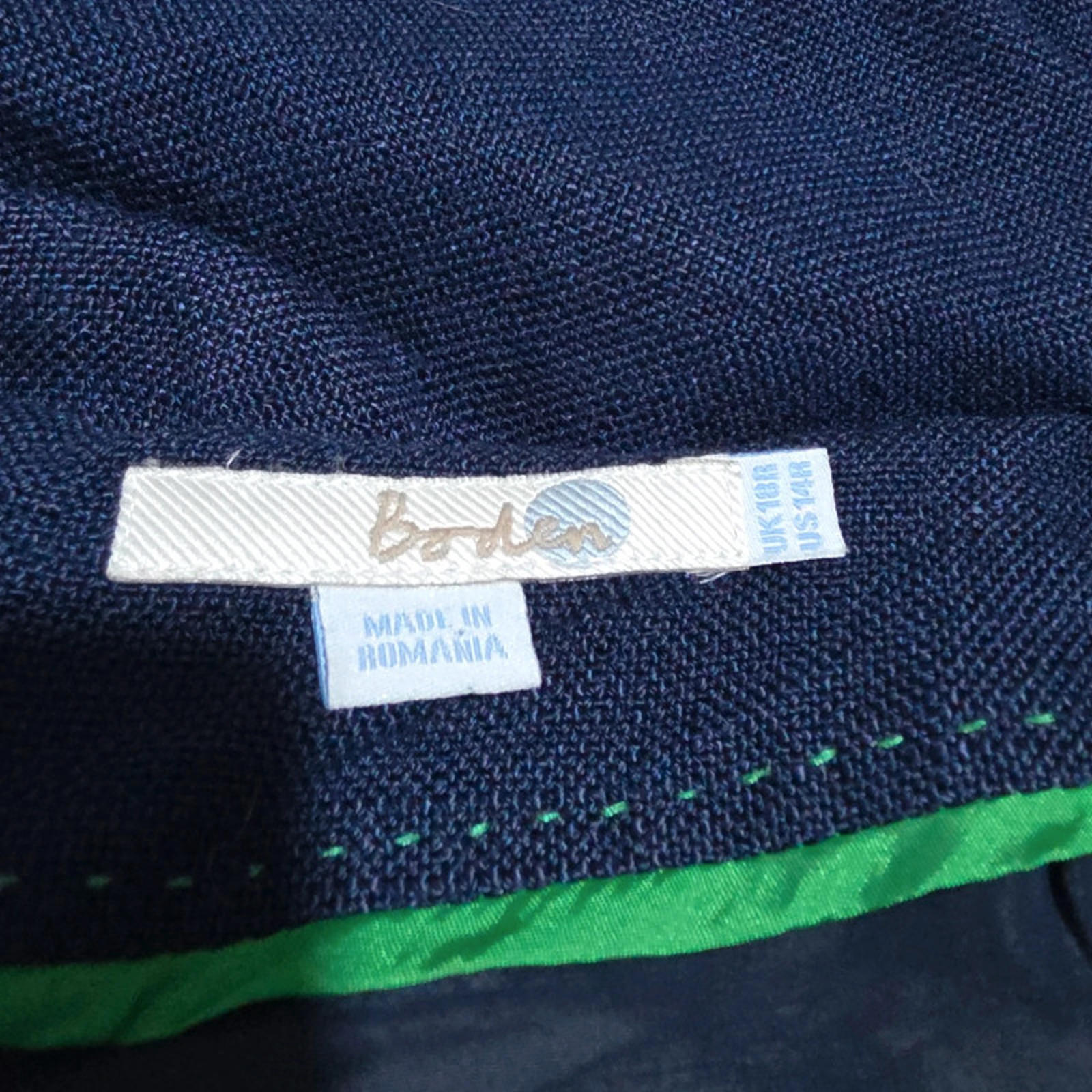 Boden Navy Tailored Skirt Size 18 Lined Smart Workwear image 5