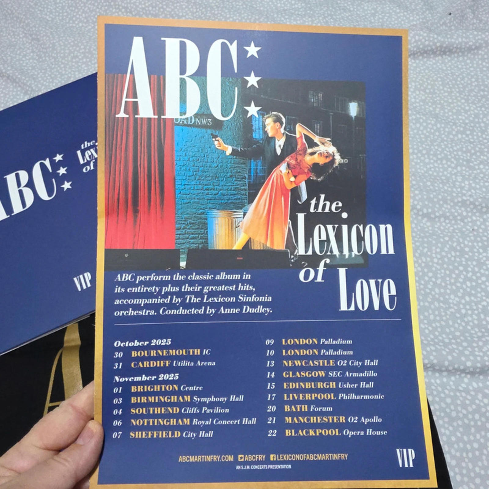 ABC The Lexicon of Love VIP Merchandise Bundle | Tote, Lanyard & Programme image 3