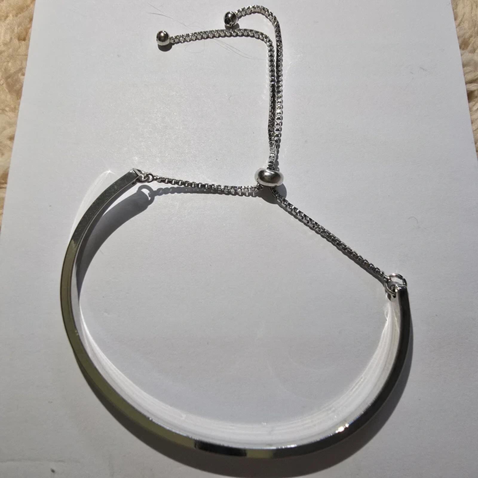 Minimalist Metal Bangle Set Gold Silver Rose Gold Adjustable Bracelets image 6