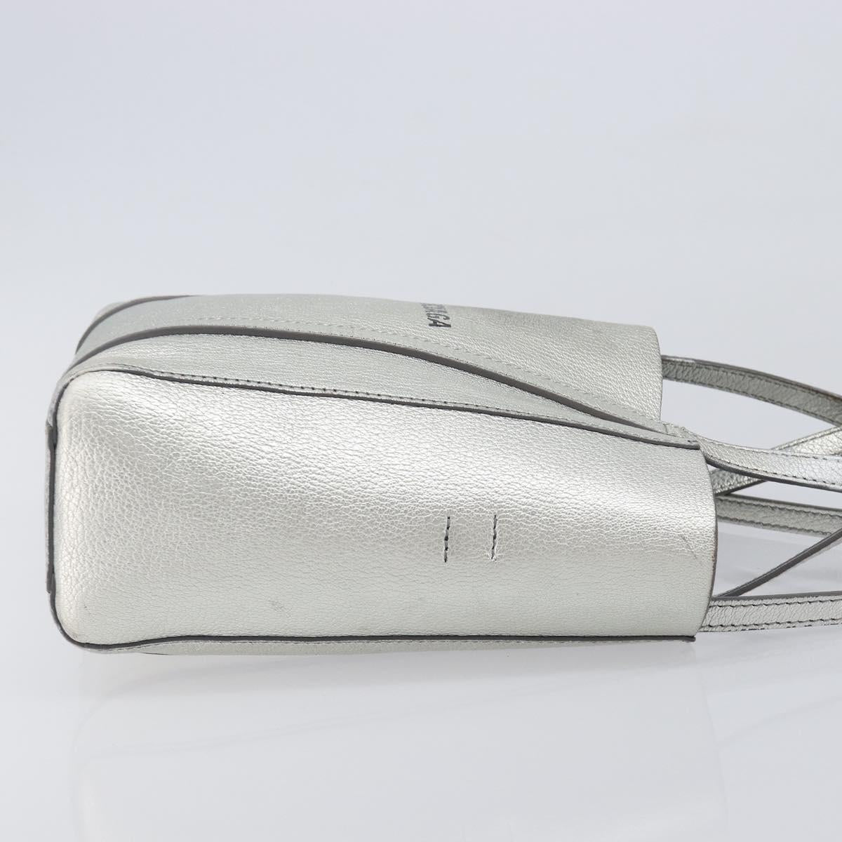 Balenciaga Everyday Tote XXS Bag Leather 2way Silver 551815 Auth bs37460 image 3